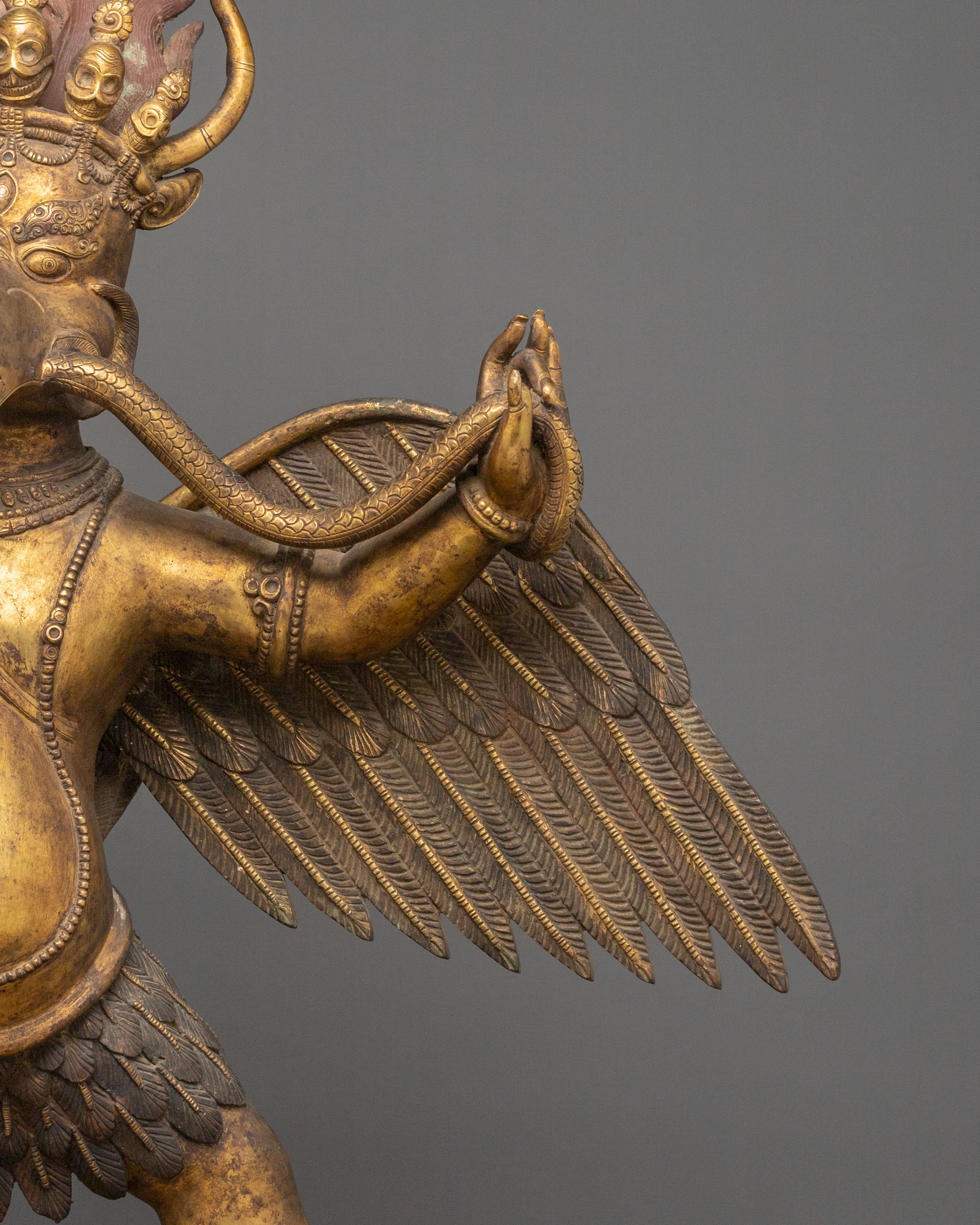 Majestic Garuda Statue | Hindu God