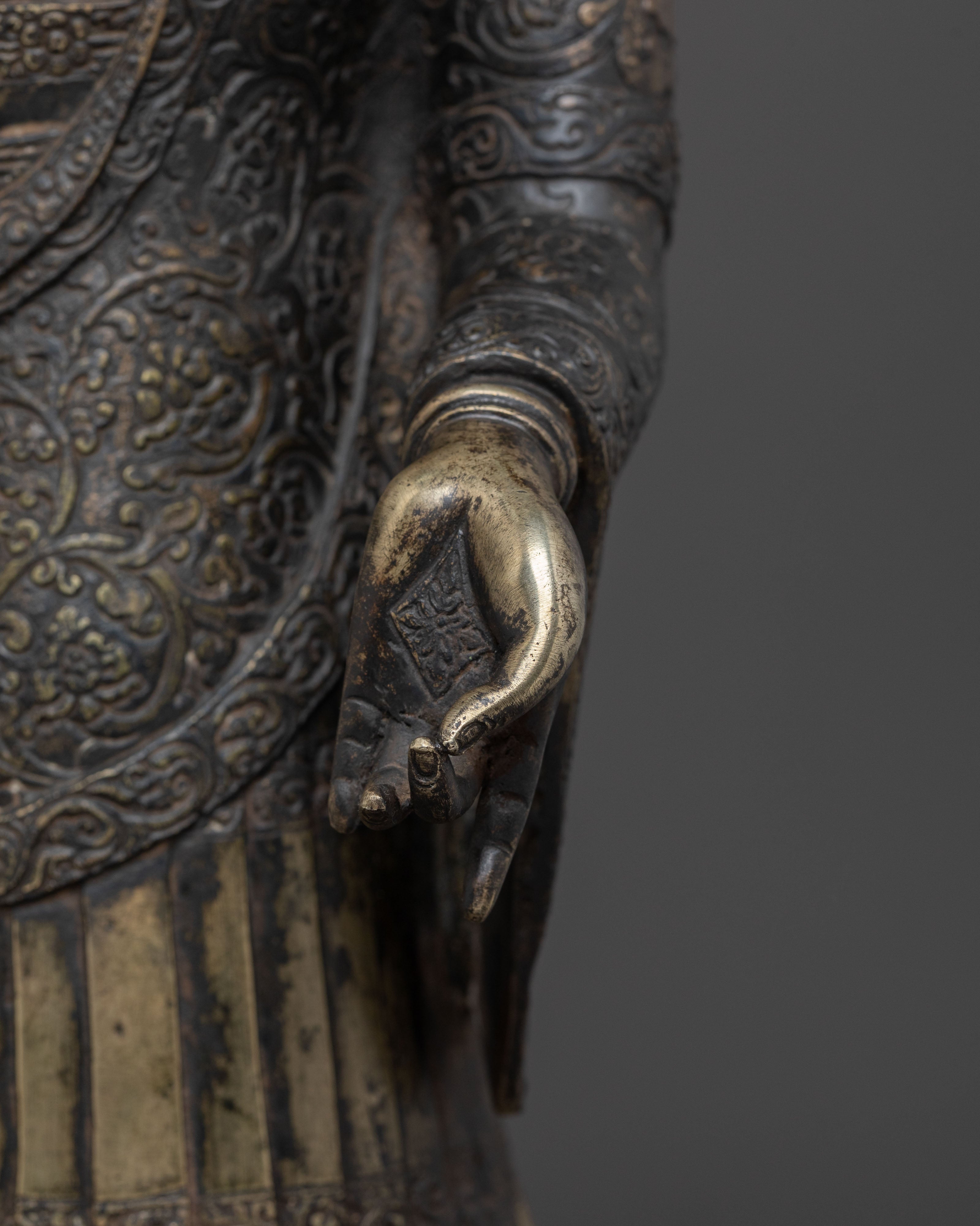 Dipankara Buddha Blessing Statue for Decor