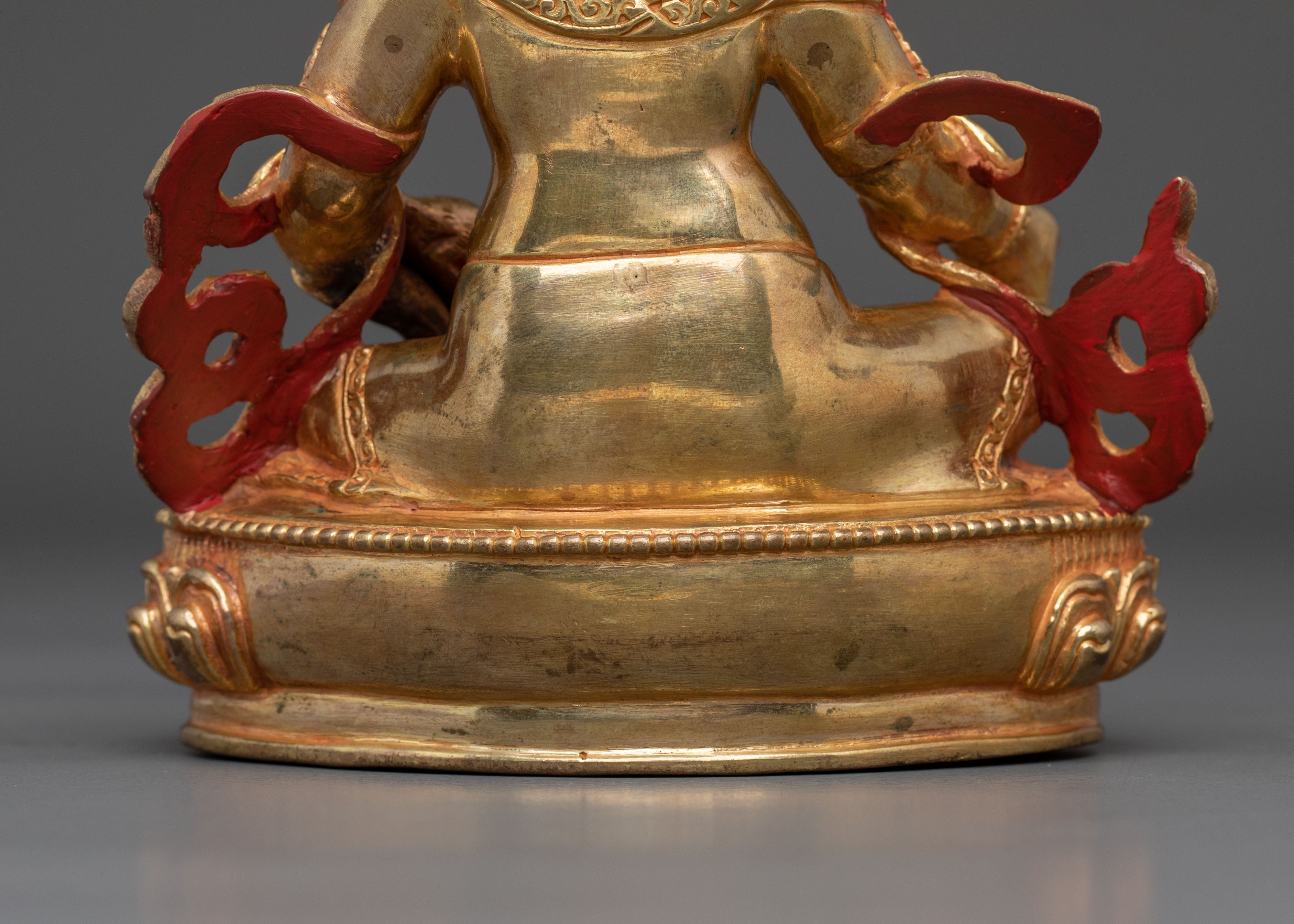 Dzambhala Statue Tibetan Wealth God | Buddhist Deity of Prosperity