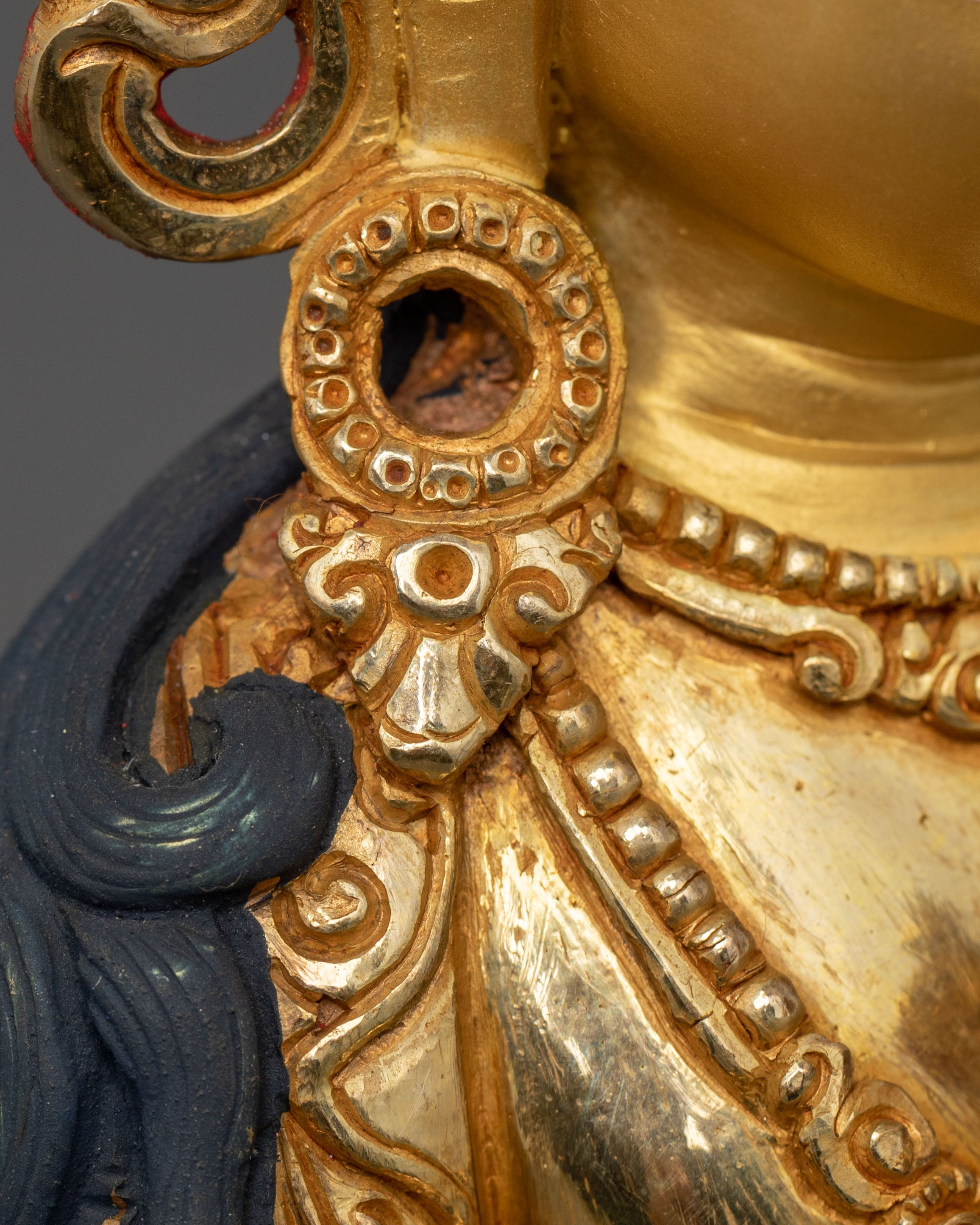 Sacred Vajrasattva  24K Gold Gilded Meditation Statue