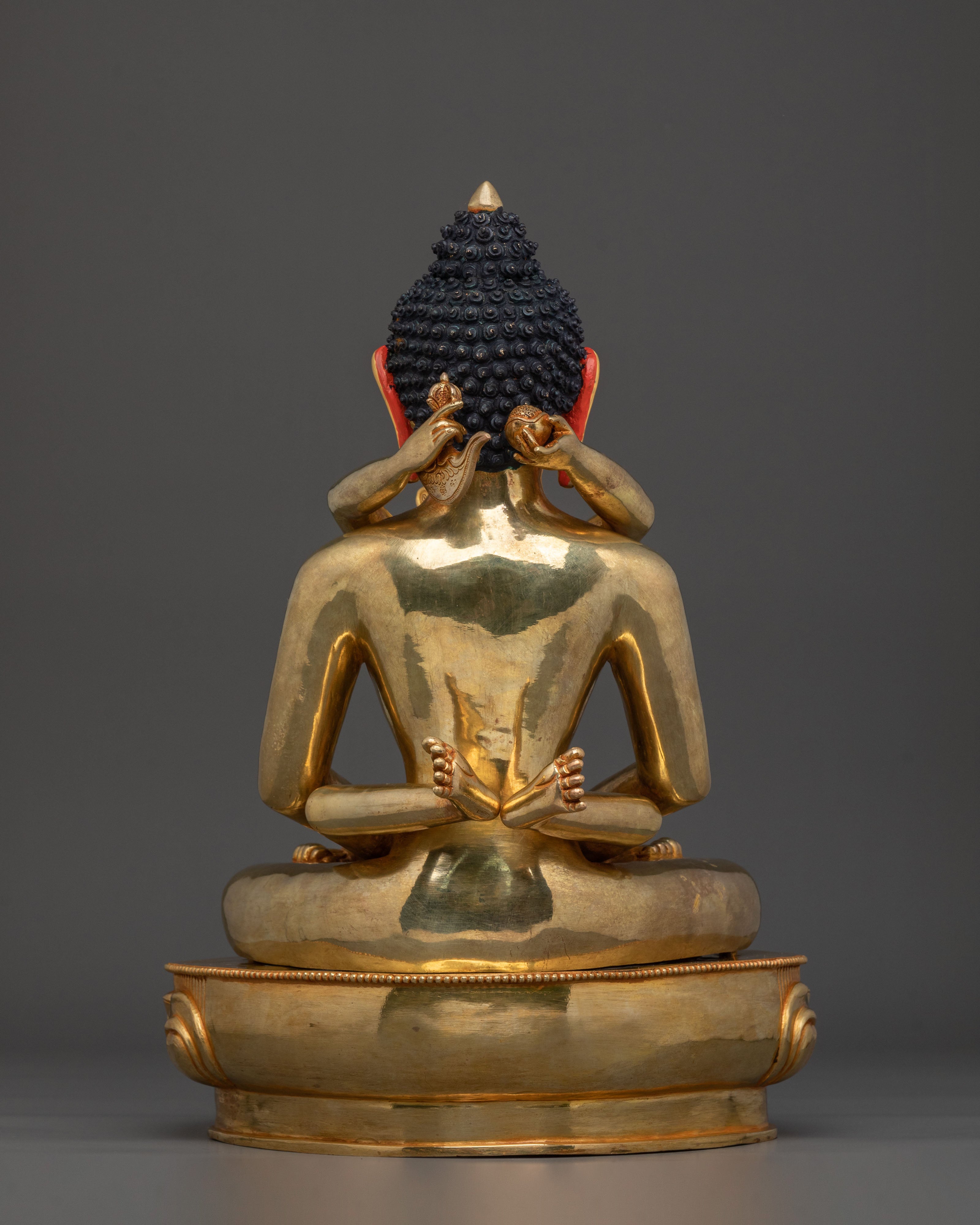 Samantabhadra with Consort Figurine | Buddhist Decor