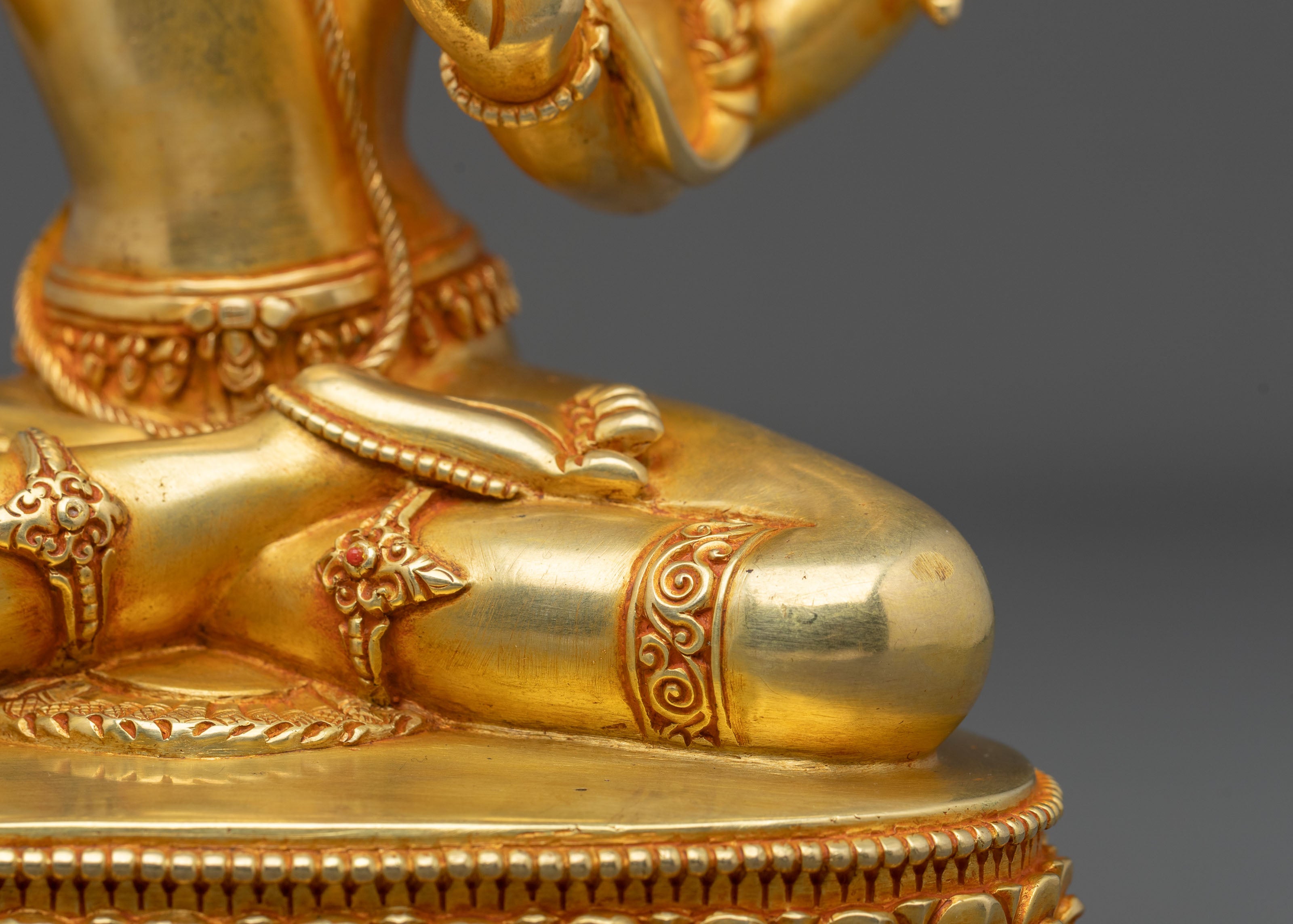 Maha Manjushri Flaming Sword Statue | Symbol of Transcendent Wisdom