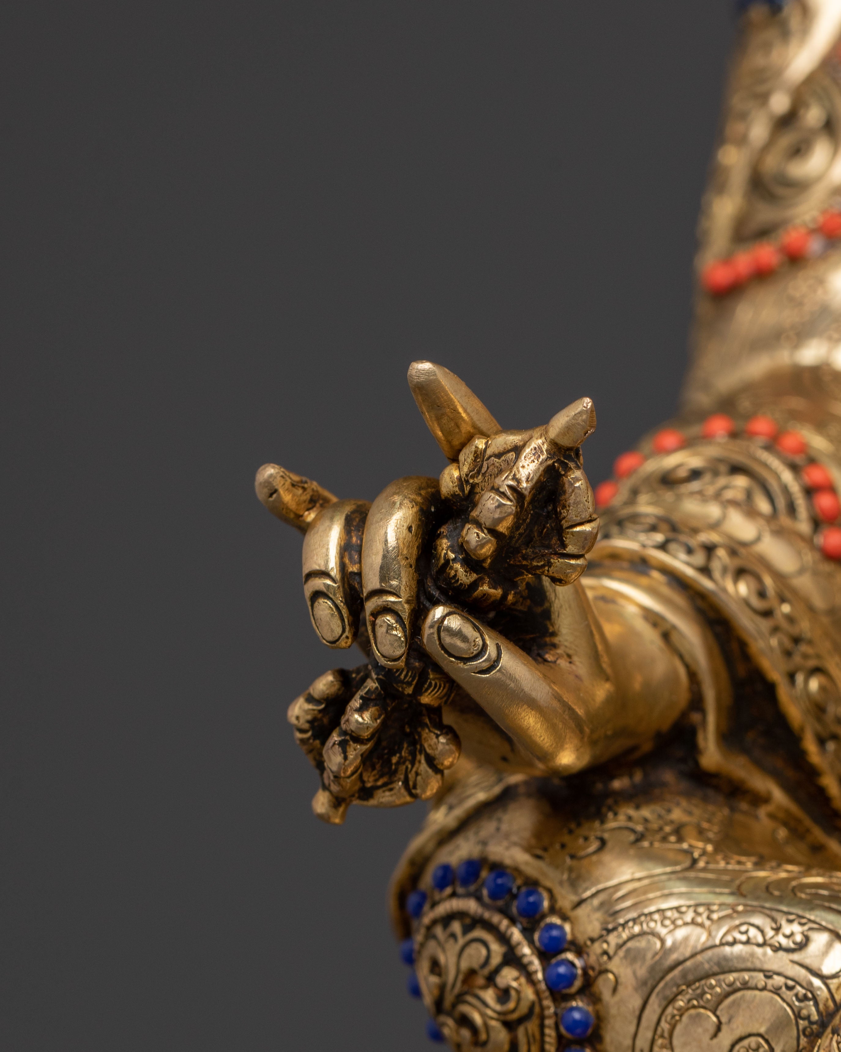 Enlightened Guru Rinpoche Figurine | Buddhist Altar Decor