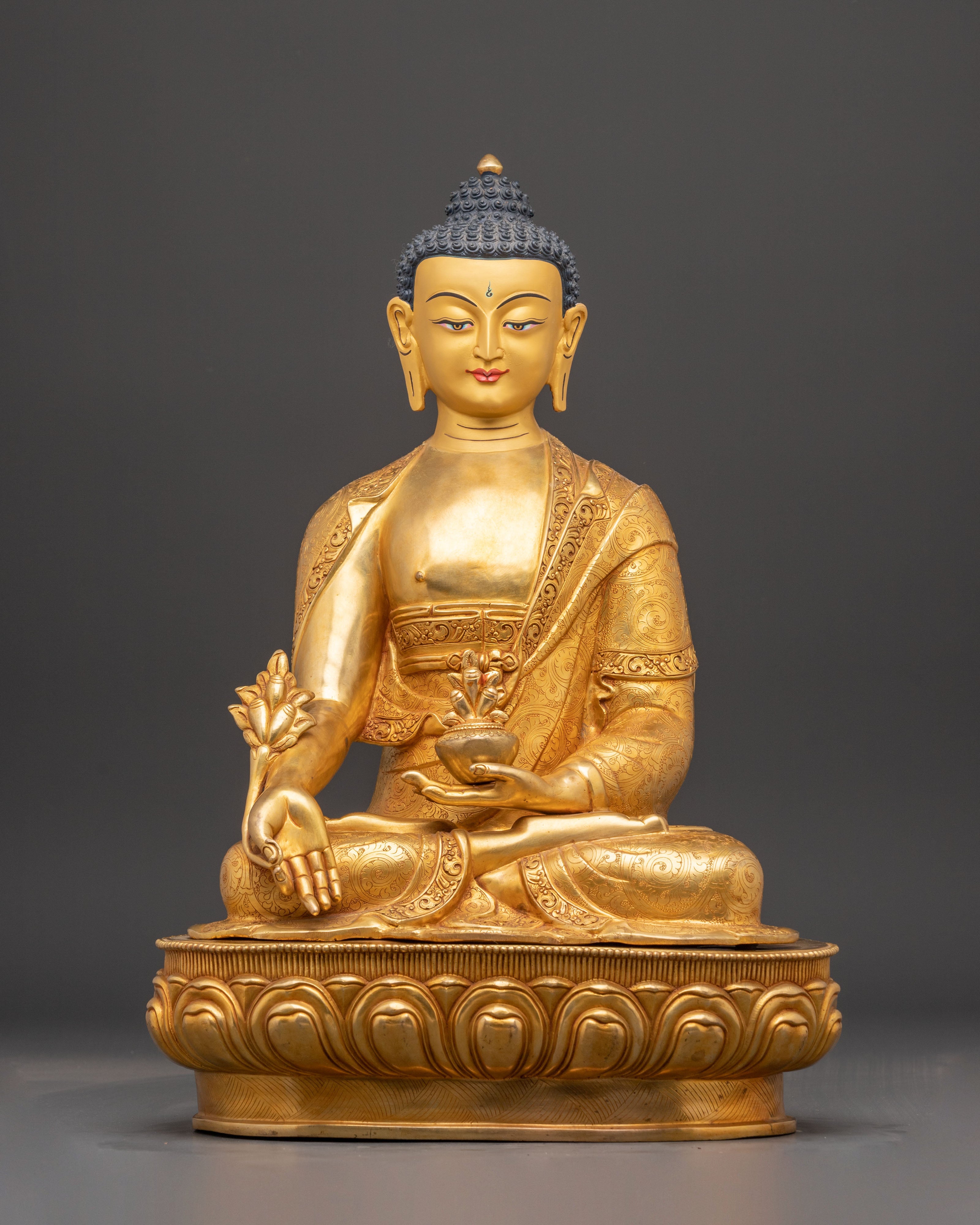 Handmade Sculpture of Medicine Buddha 