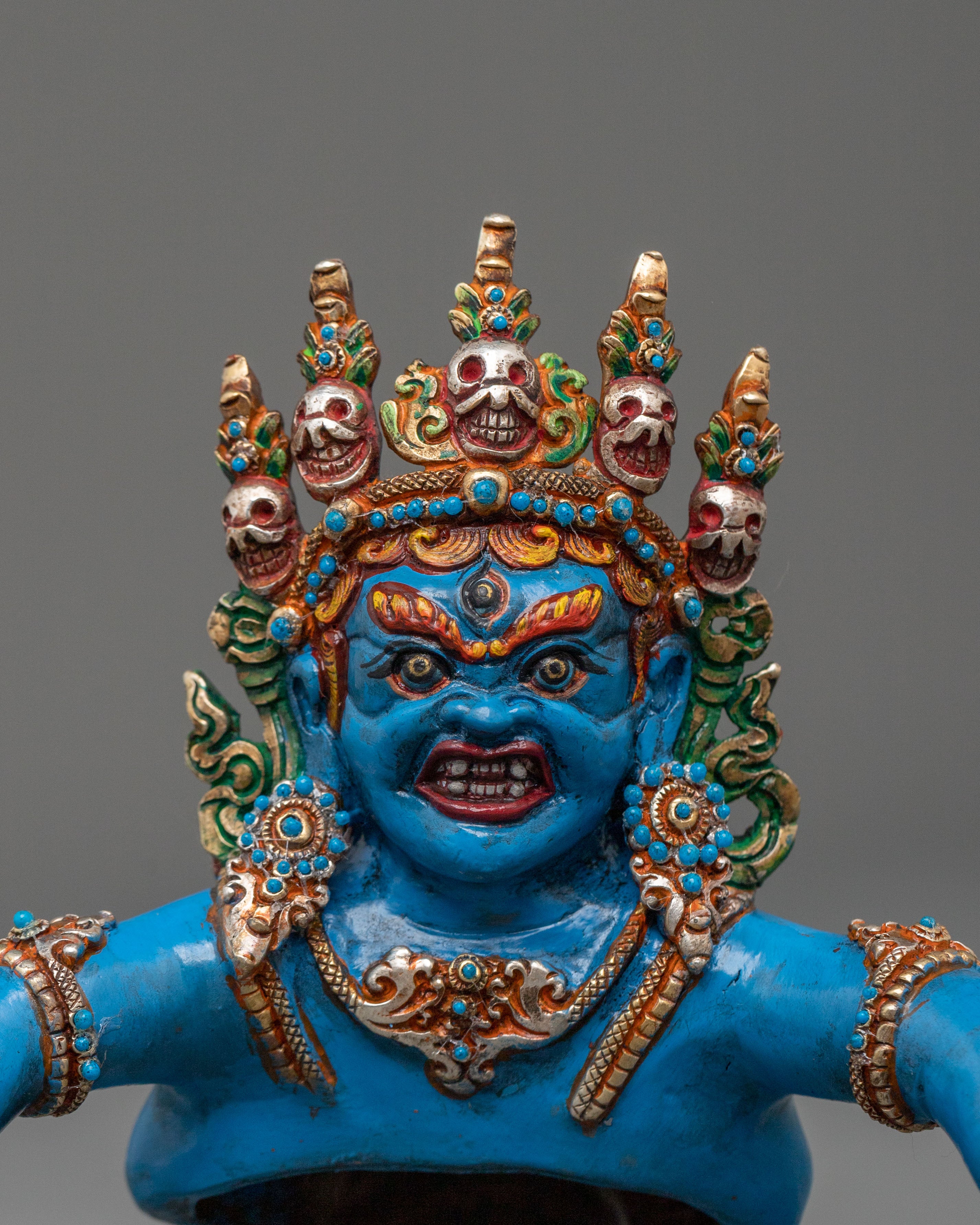 Handmade Vajrakilaya Sacred Sculpture | Home Decor