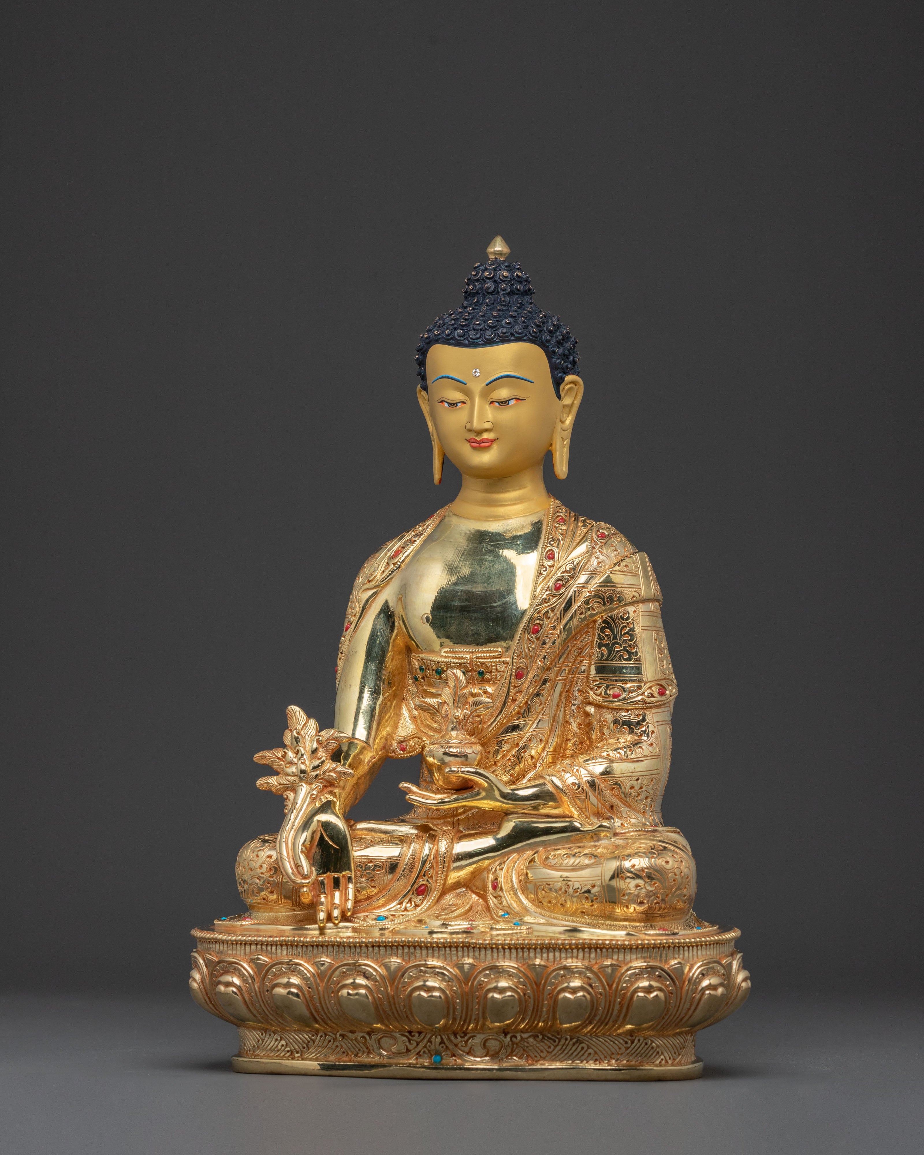 Bhaisajyaguru Sacred Healing Statue: Sacred Himalayan Art