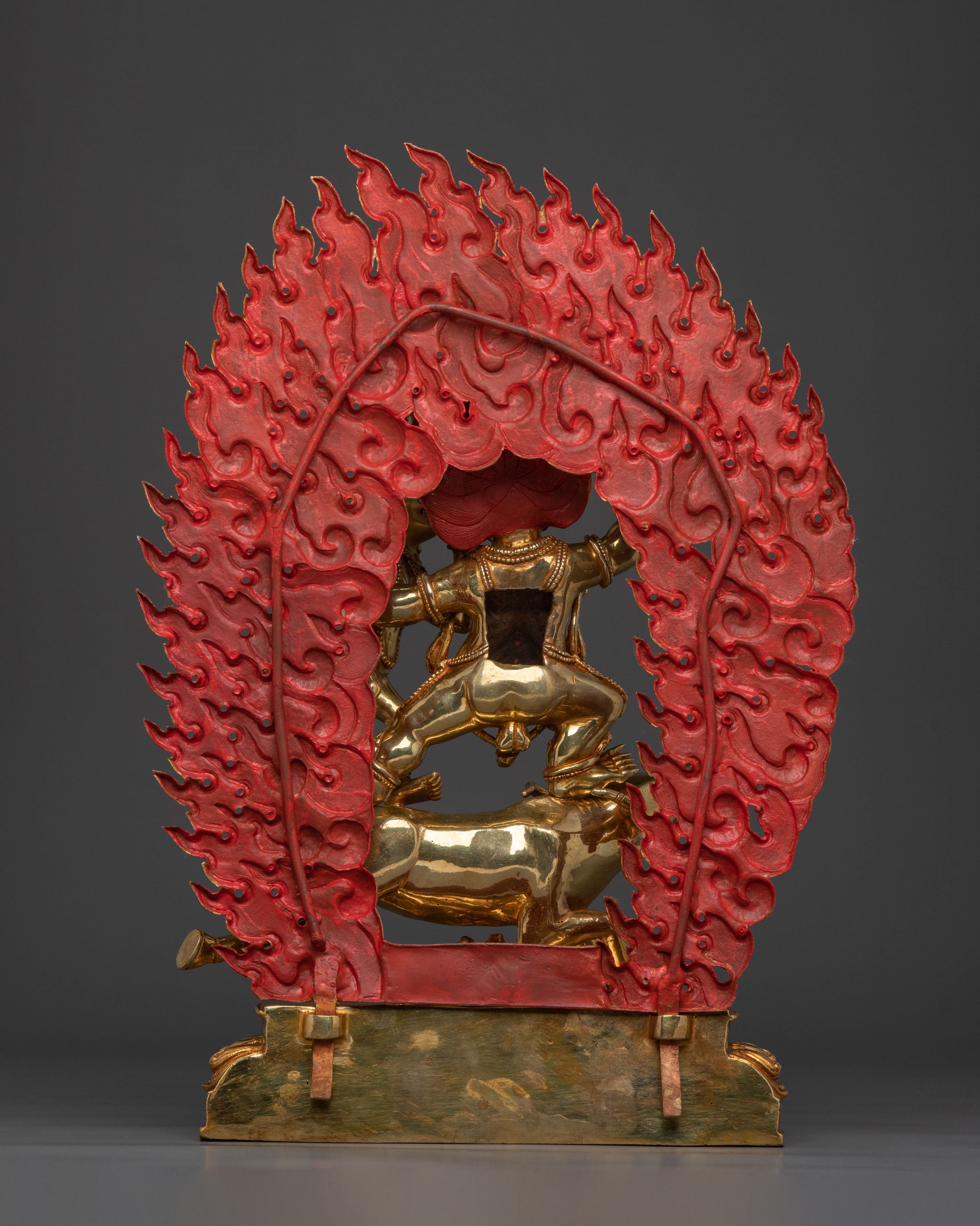Yama Dharmaraja Buddhist Statue | Tibetan Protector Deity Sculpture