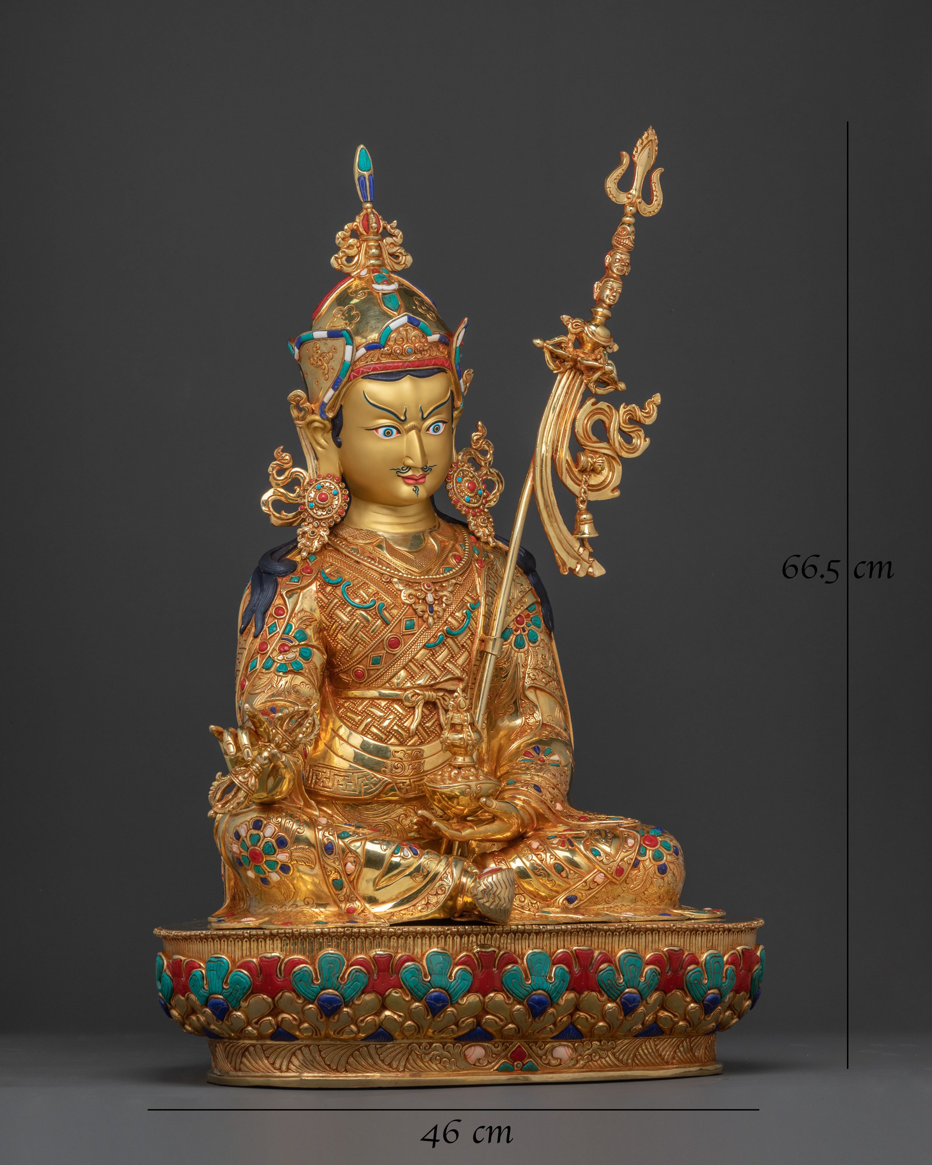Guru Rinpoche Teacher Figure | Lotus Born Master
