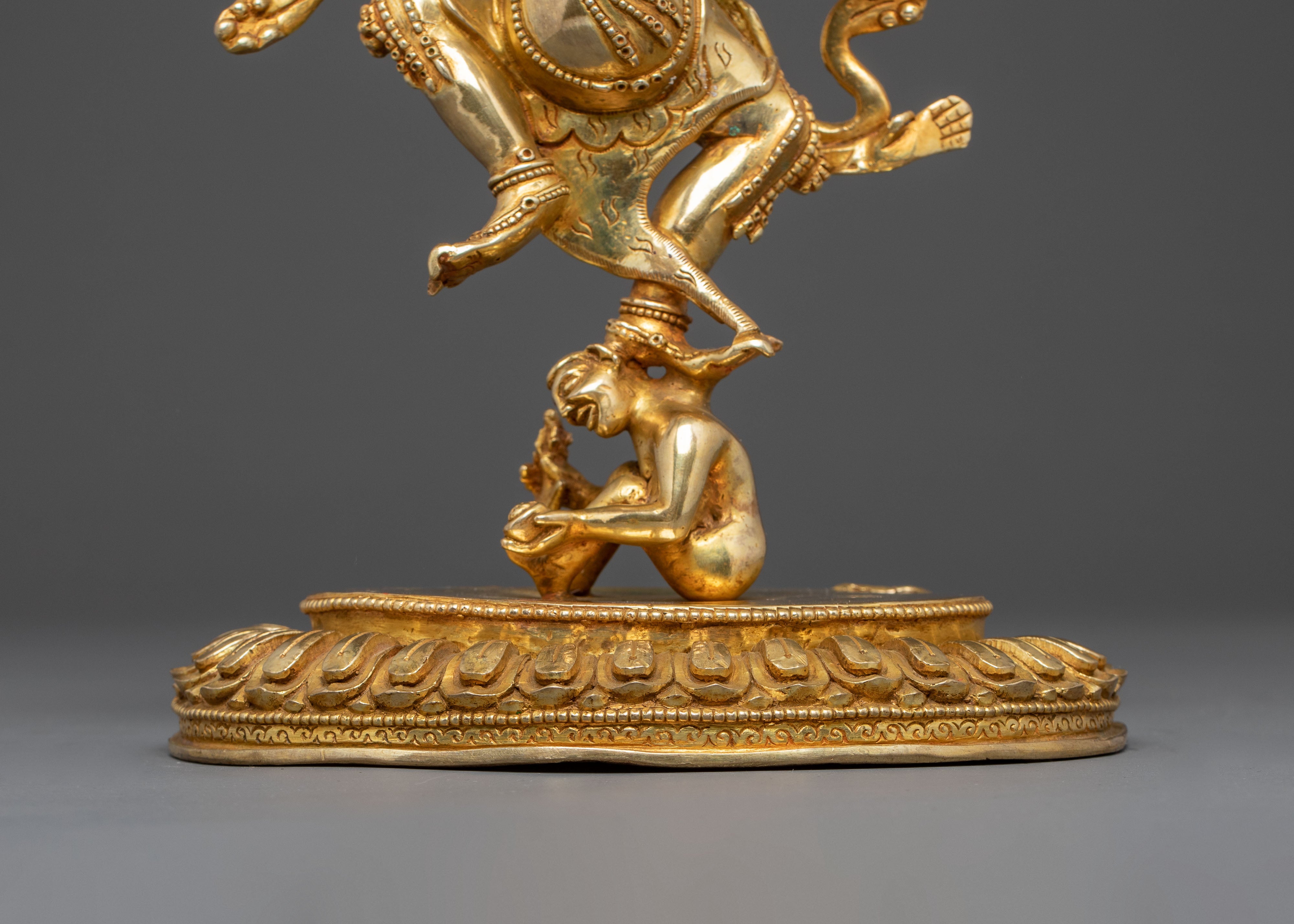 Garuda Protector Statue: Wrathful Tibetan Bird Deity