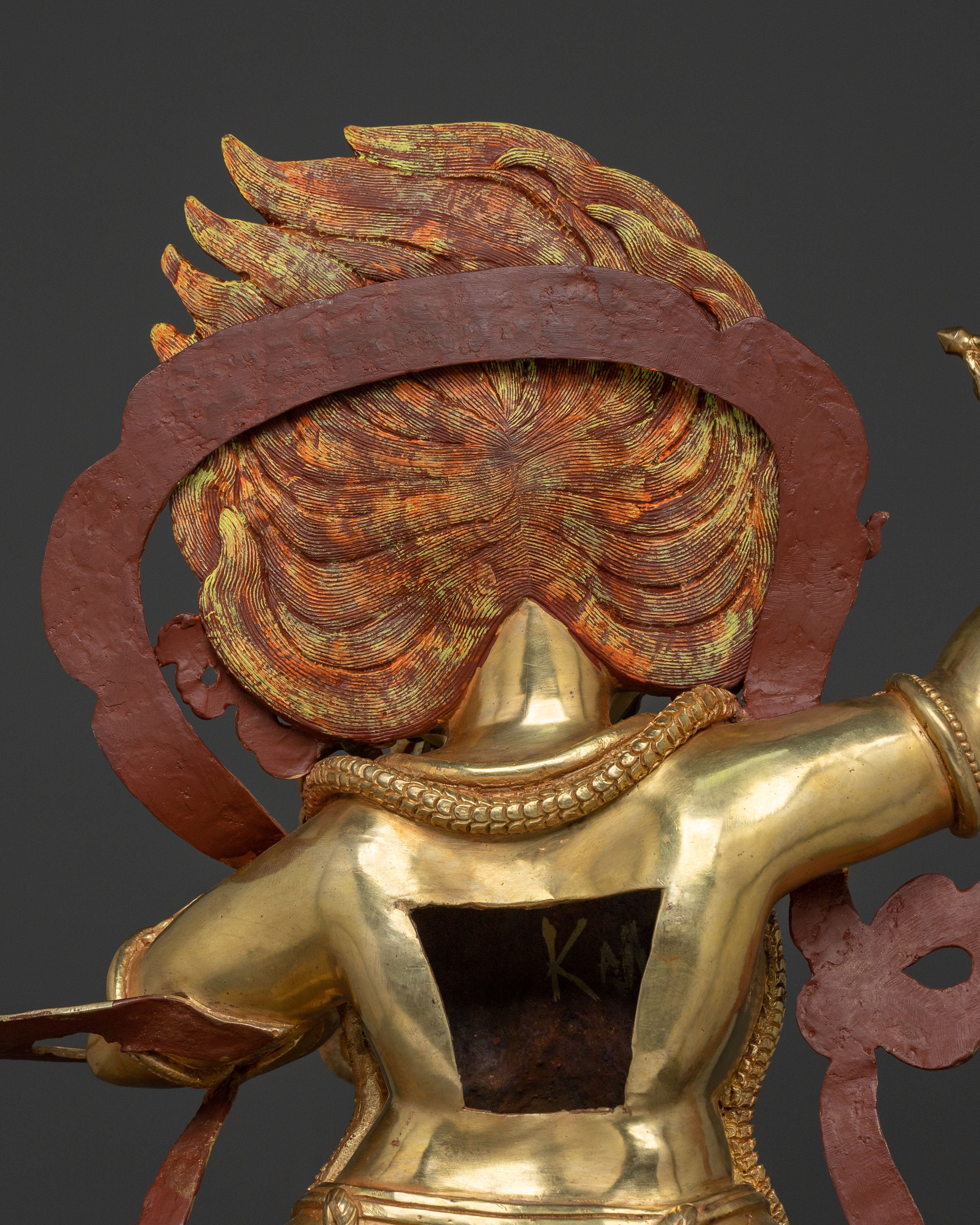 Protector Vajrapani Sculpture | Handcrafted Spiritual Art