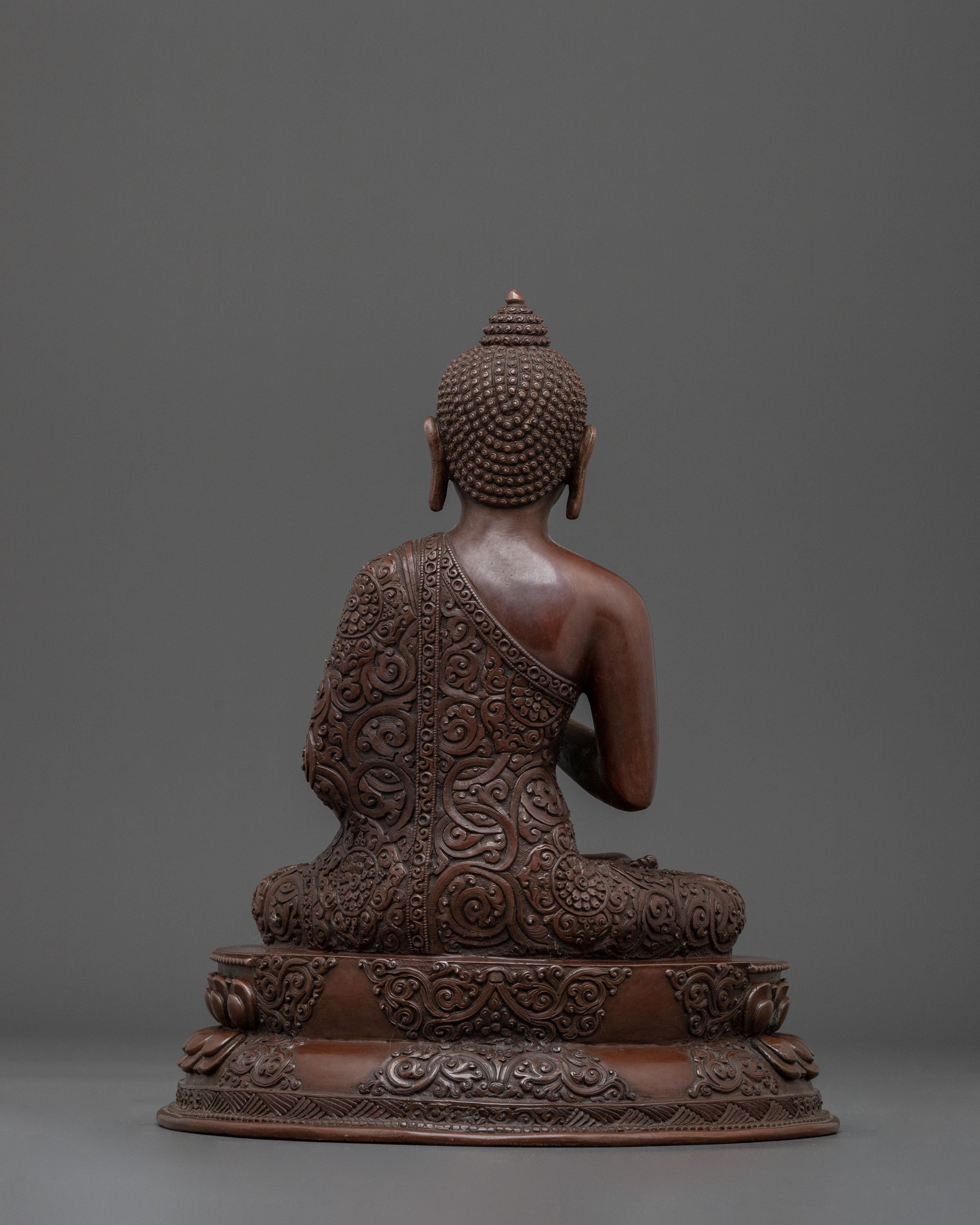 Amoghasiddhi Sculpture | Green Dhyani Buddha