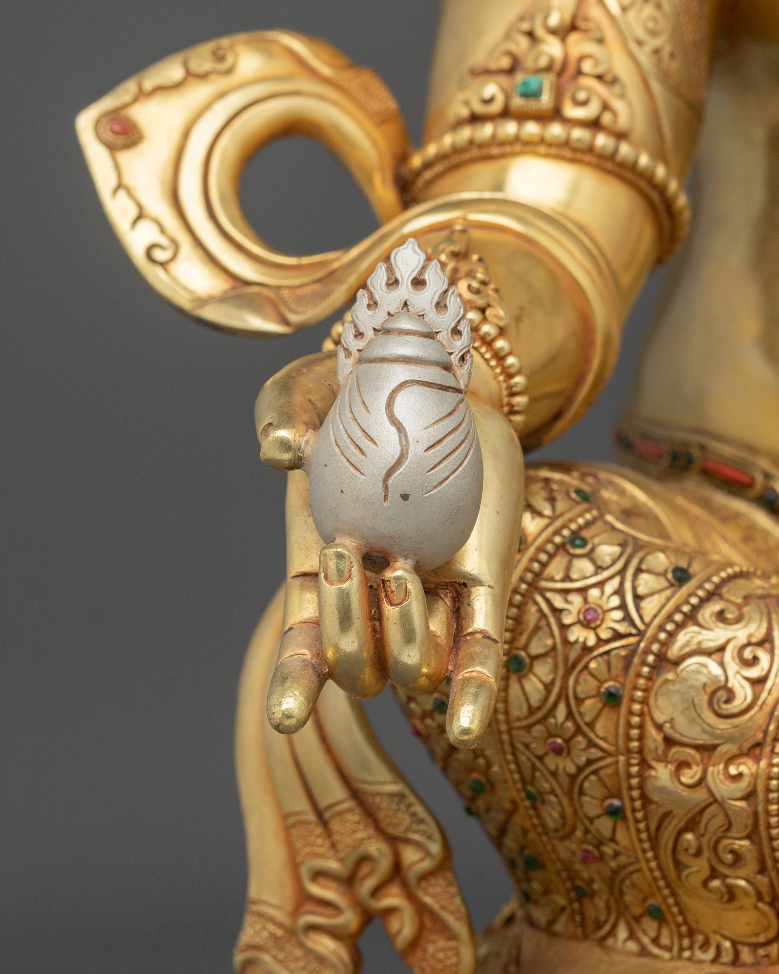 Traditional Himalayan Dzambhala Statue | Home Decor