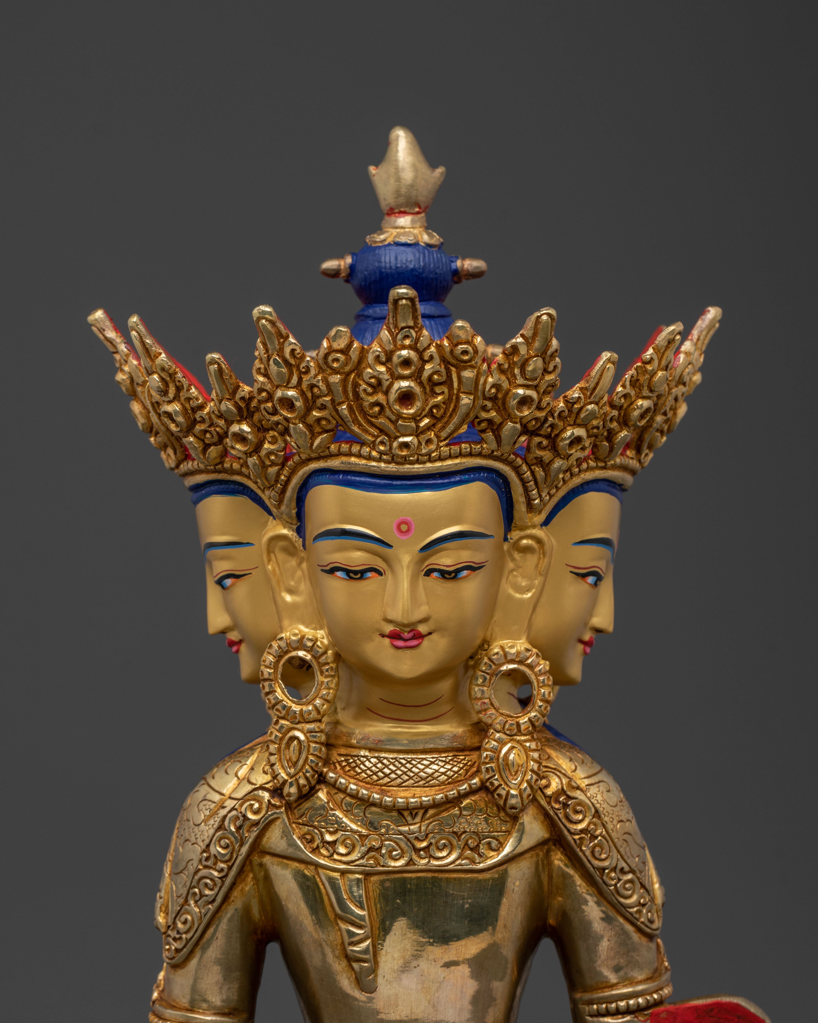 Vairocana Sacred Figurine | Altar Home Decor