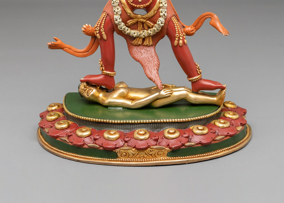 Handmade Ekajati Copper Sculpture | Buddhist Home Decor