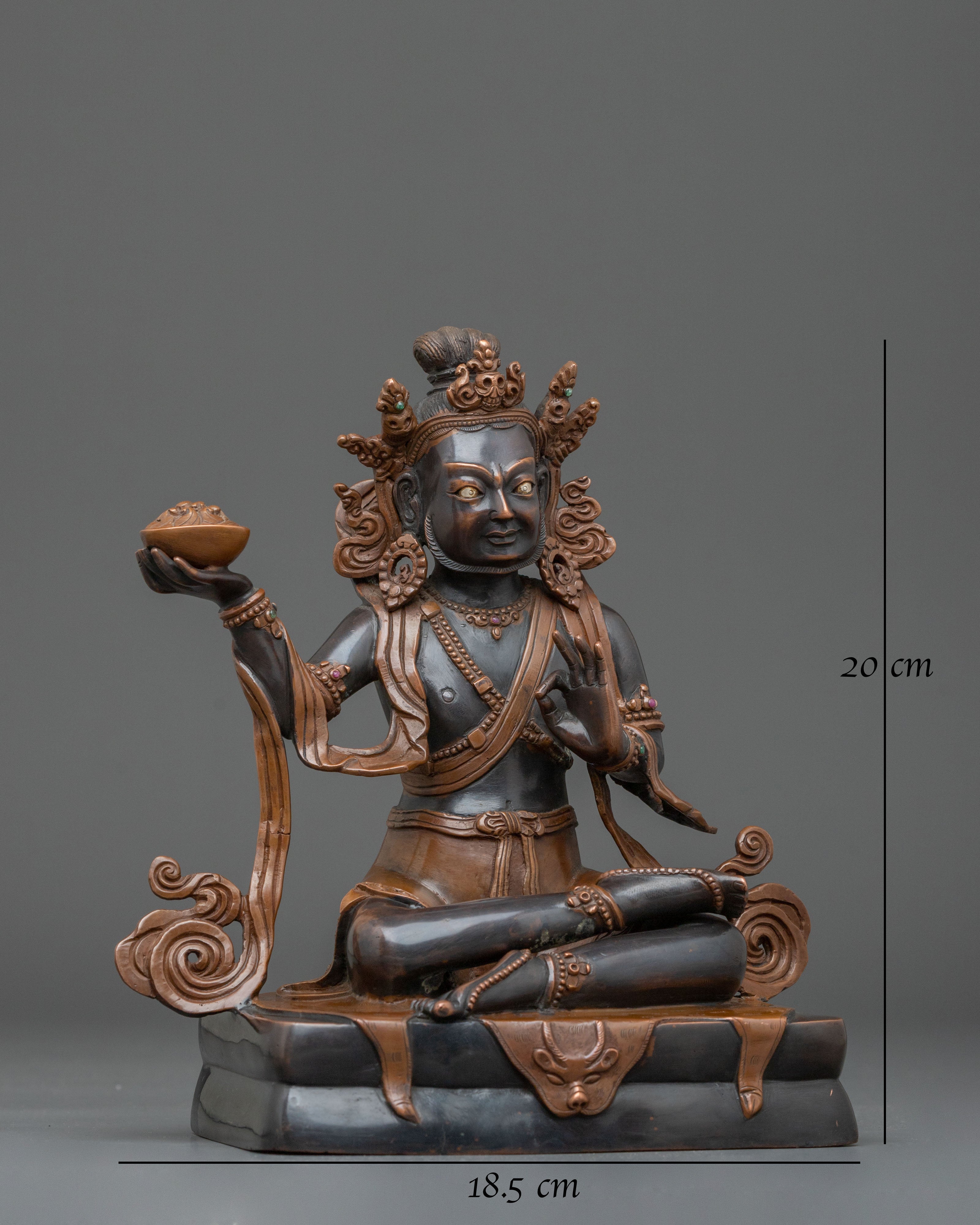 Tibetan Buddhist Master Naropa Statue: Spiritual Decor