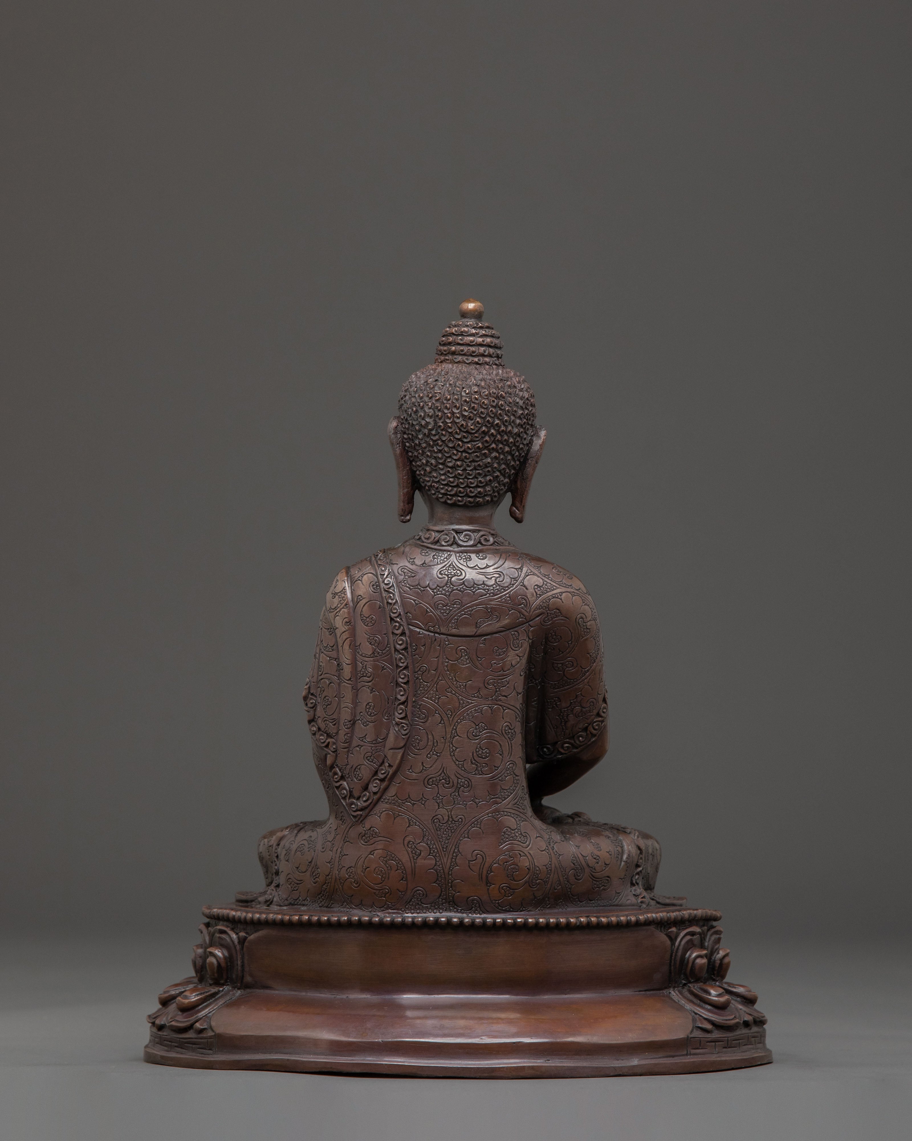 Amitabha Buddha Statue | Oxidized Copper Serenity