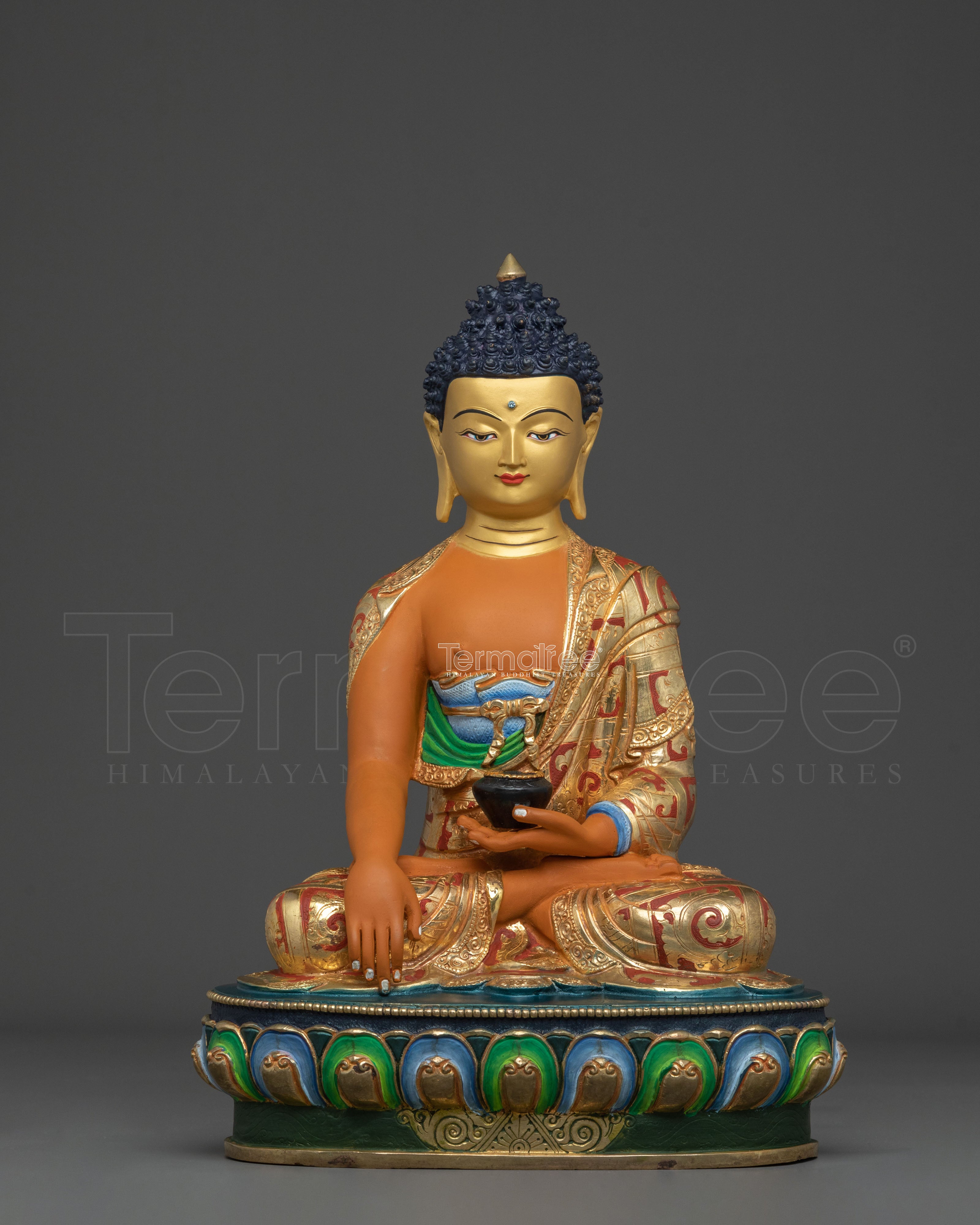 Hand-Carved Shakyamuni Buddha Figurine | Home Decor
