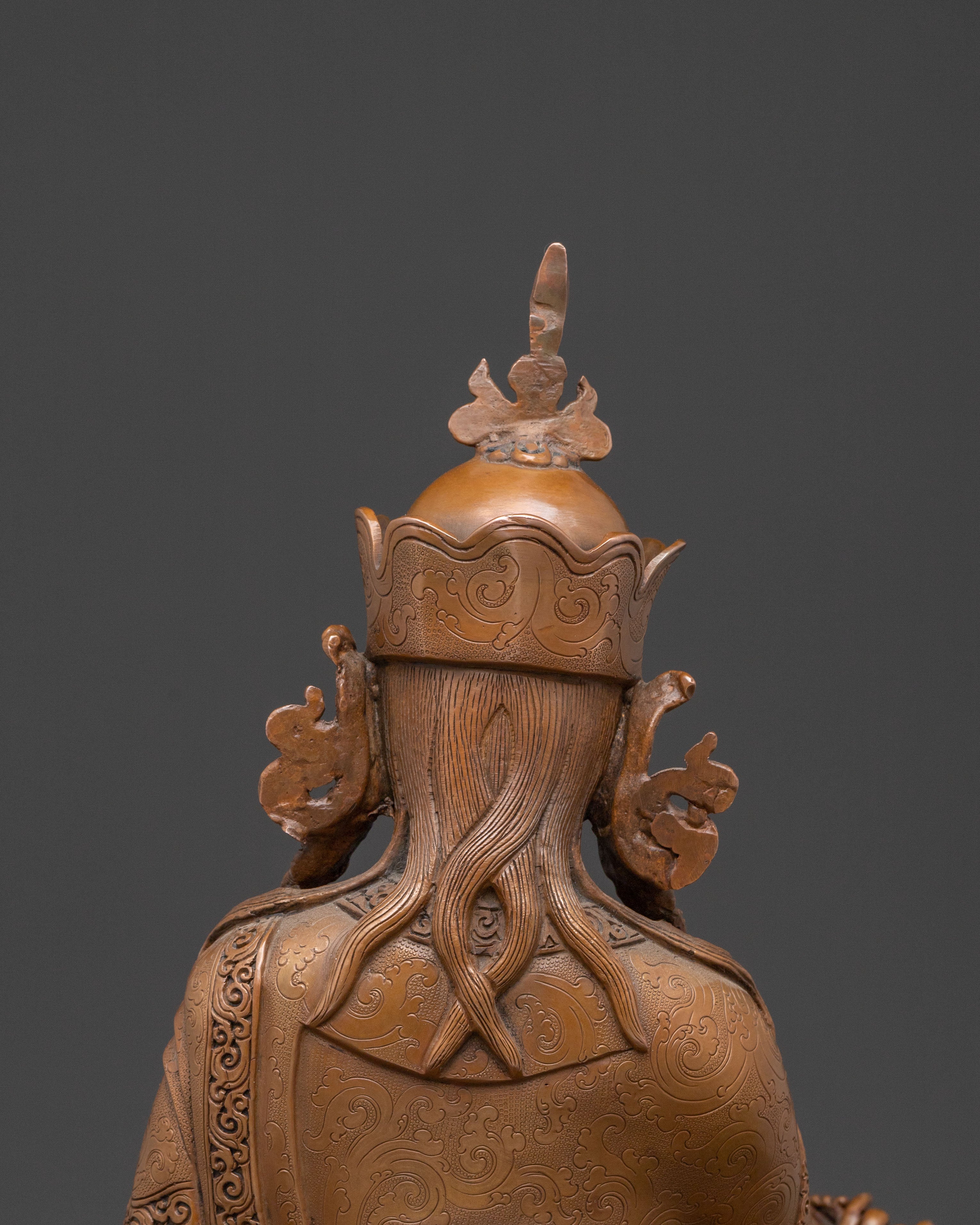 Guru Rinpoche Altar Sculpture | Spiritual Decor