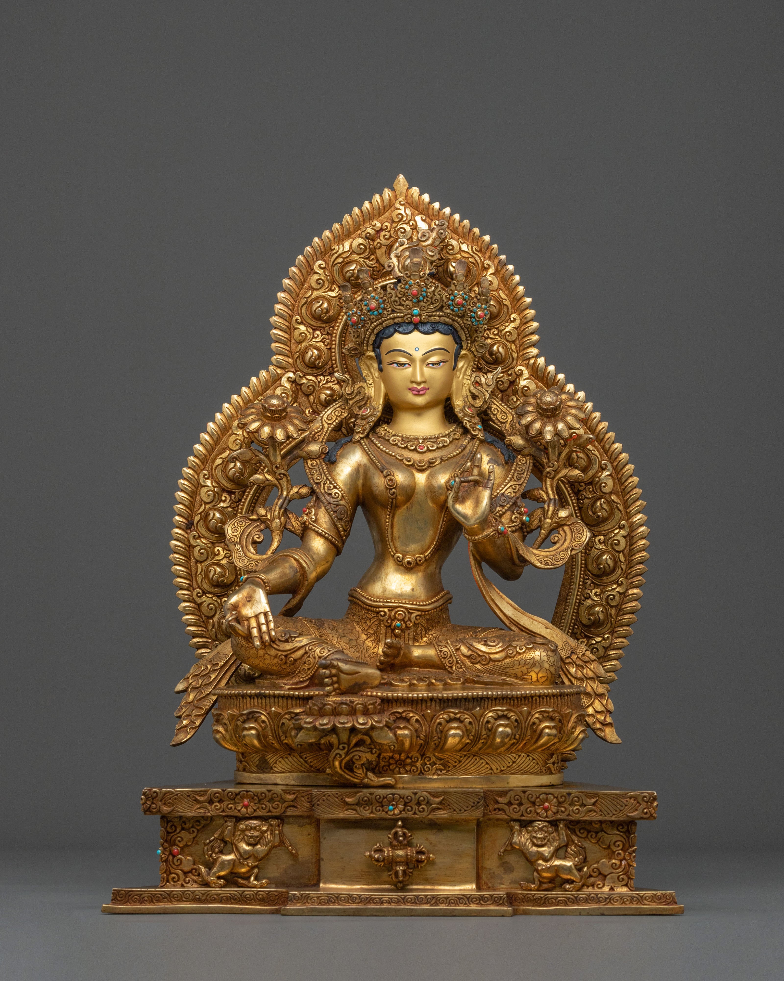 Green Tara Statue