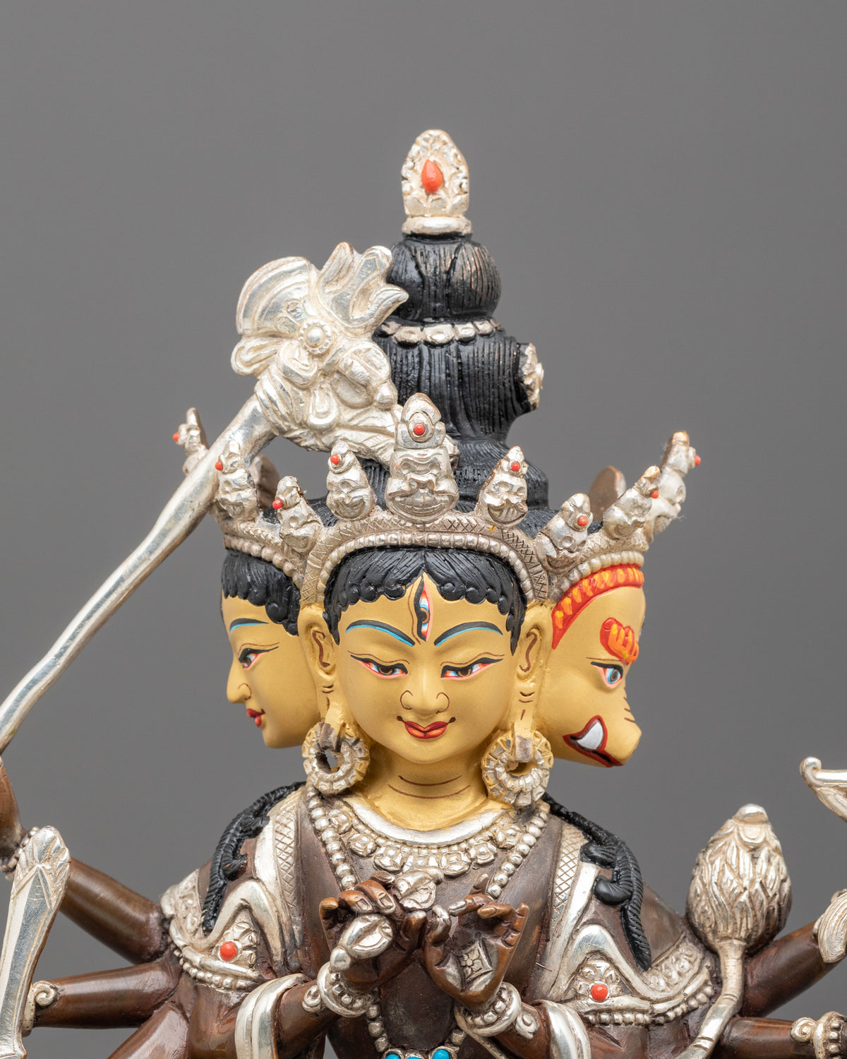 Marici Oxidized Copper Sculpture | Divine Protector