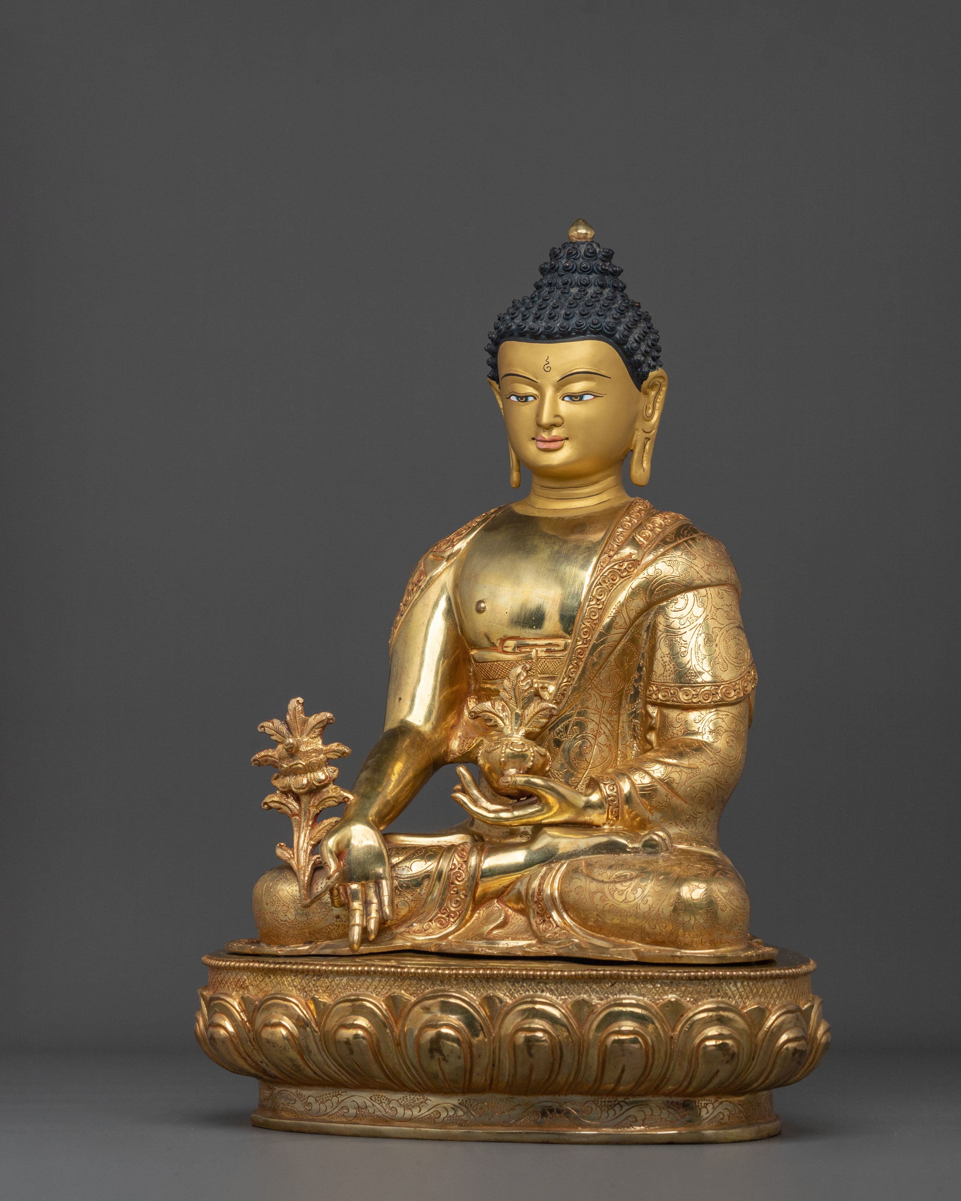Medicine Buddha Compassionate Healer Statue