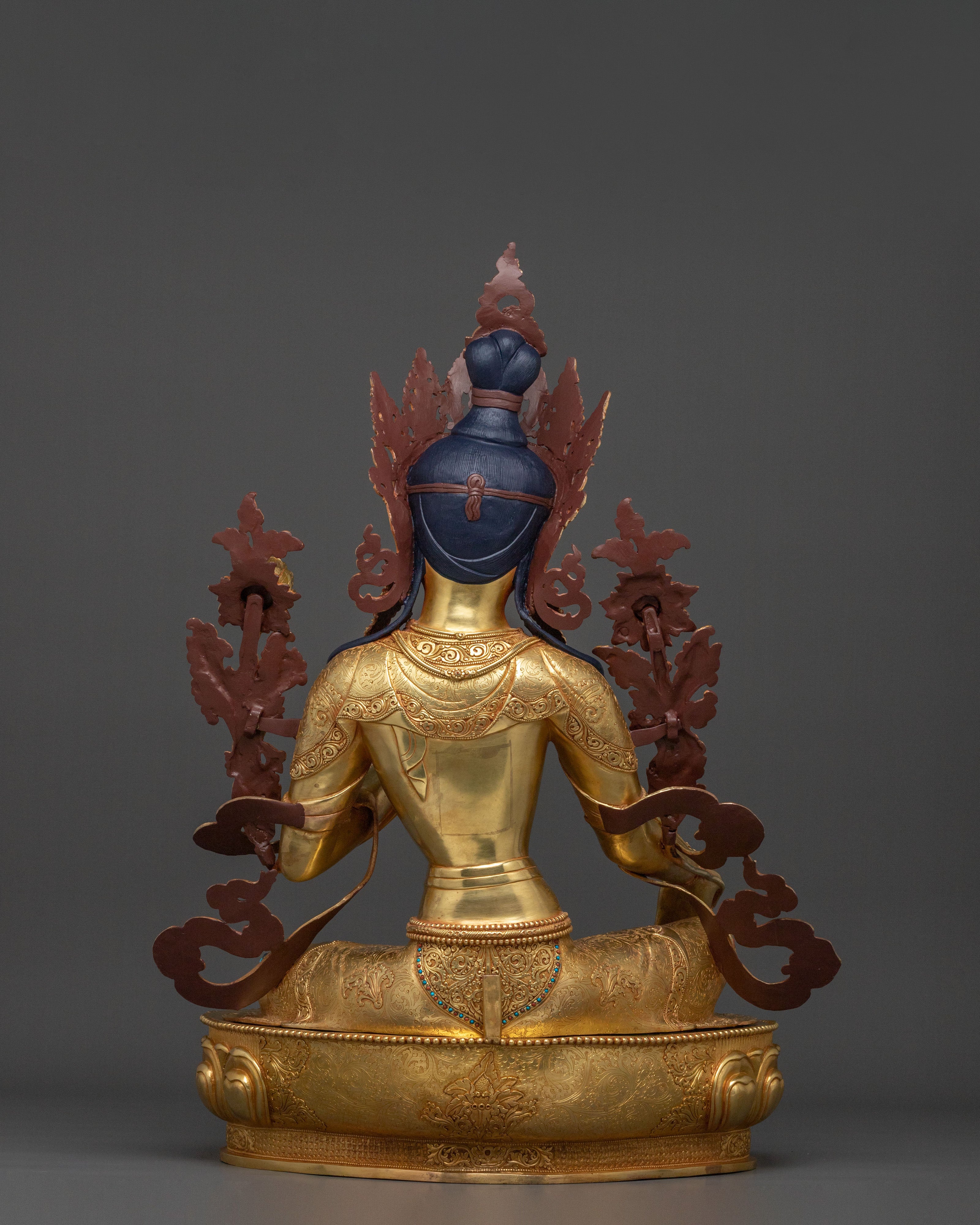 Green Tara Statue | Tibetan Goddess of Protection