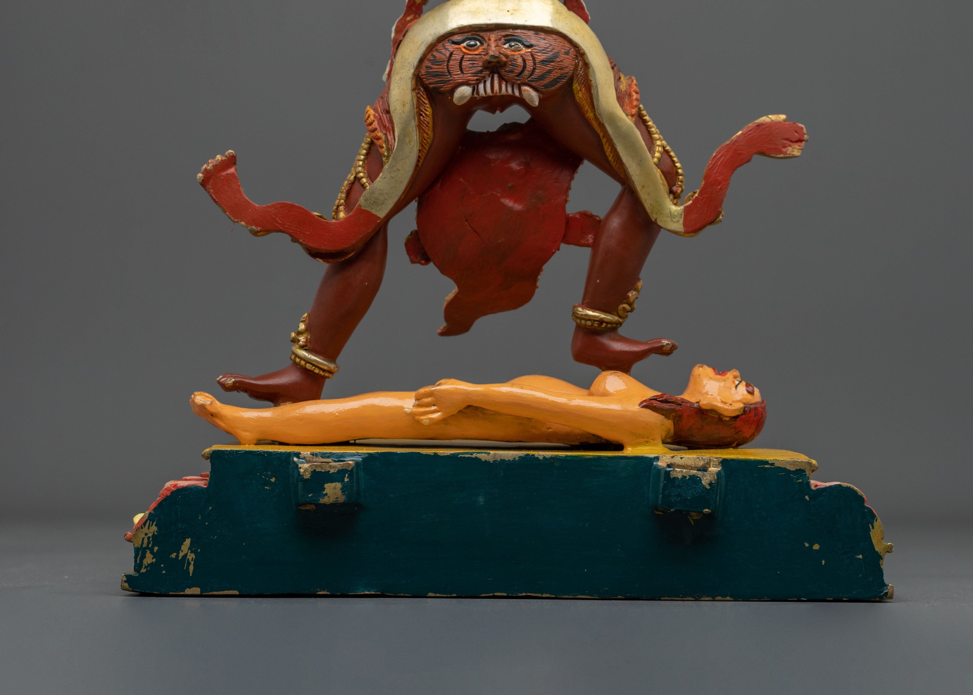 Ekajati Statue: Tibetan Buddhist Protector Sculpture