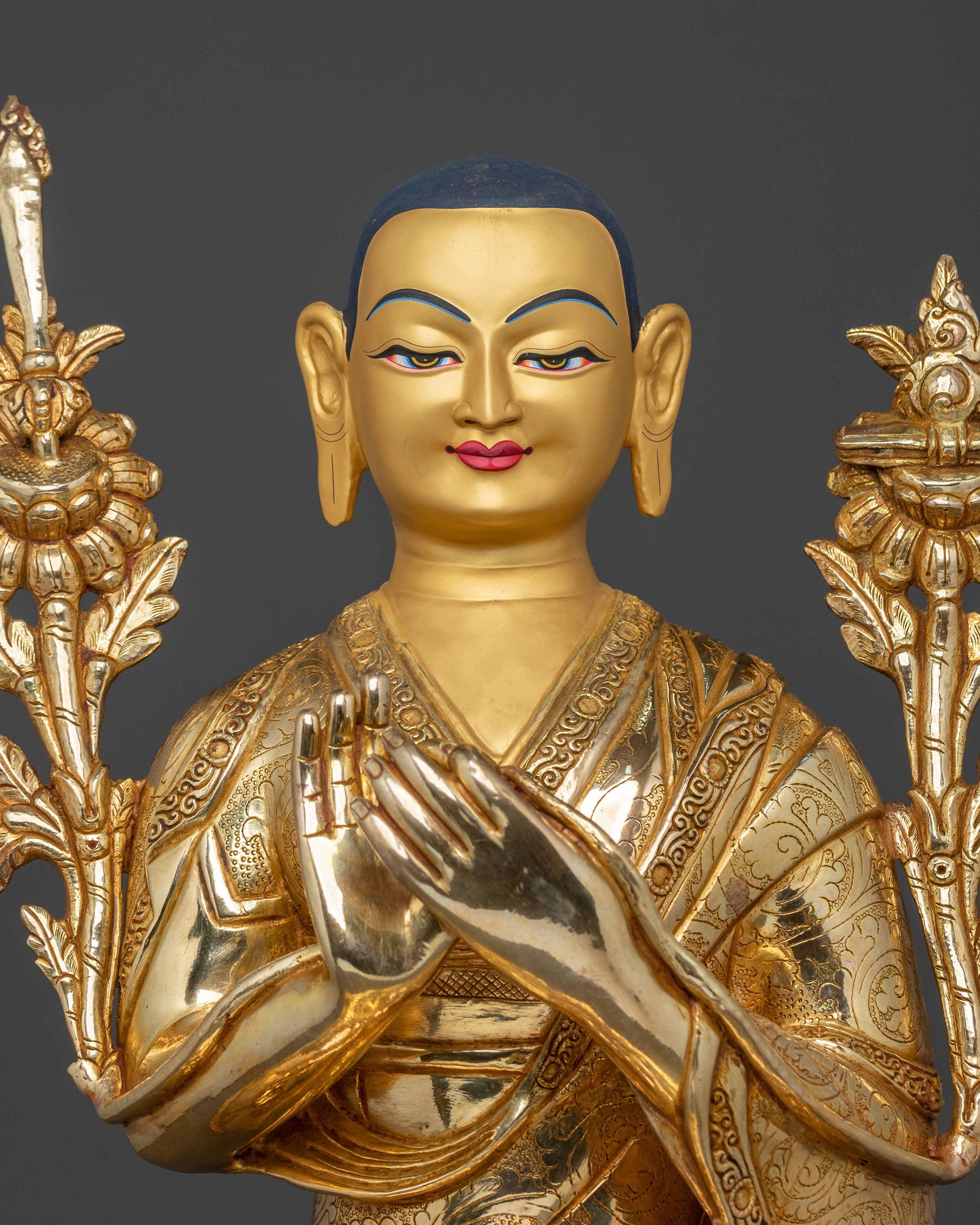 Tsongkhapa Statue with Disciples | Sacred Set