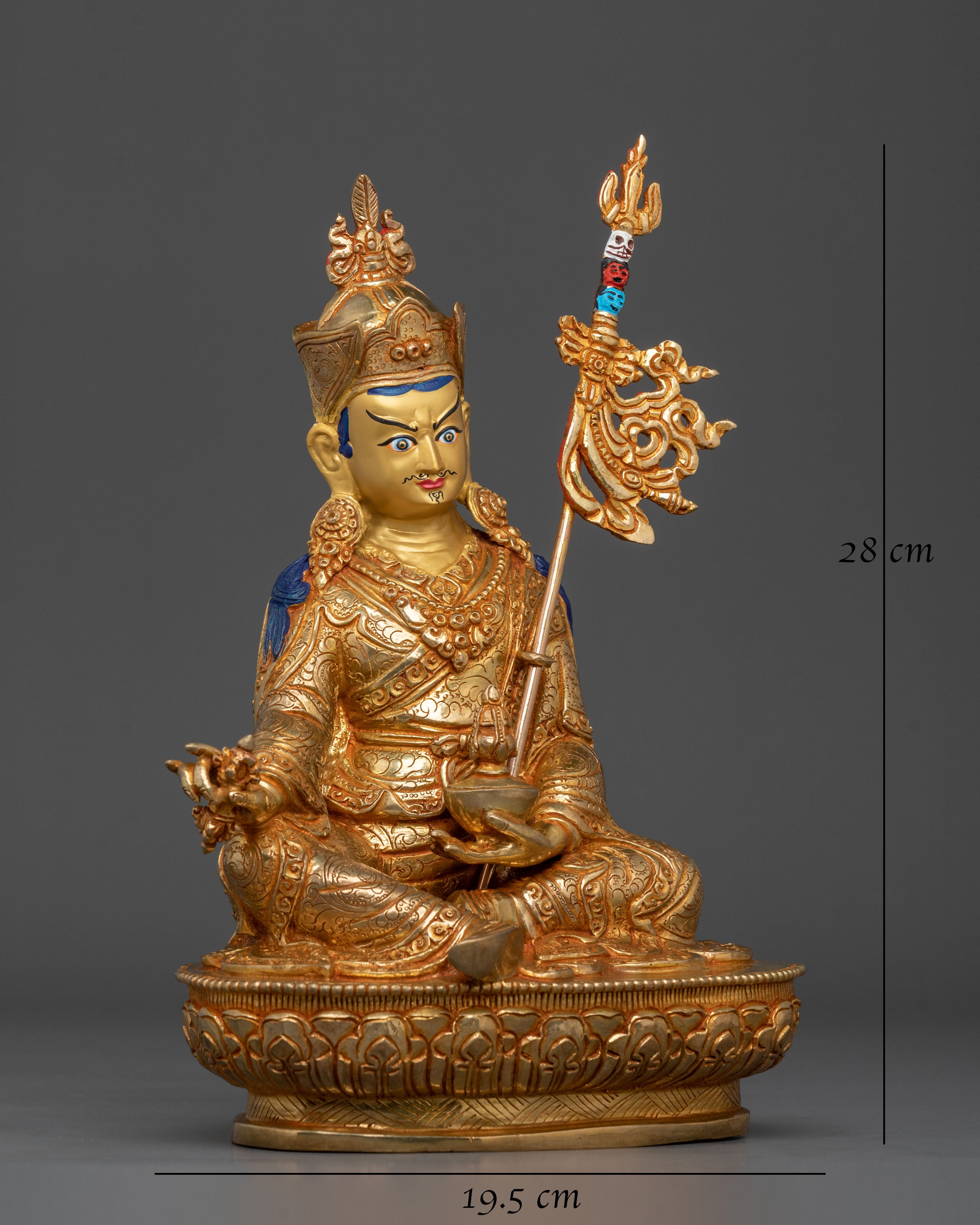 Guru Padmasambhava Himalayan Statue | Home Decor