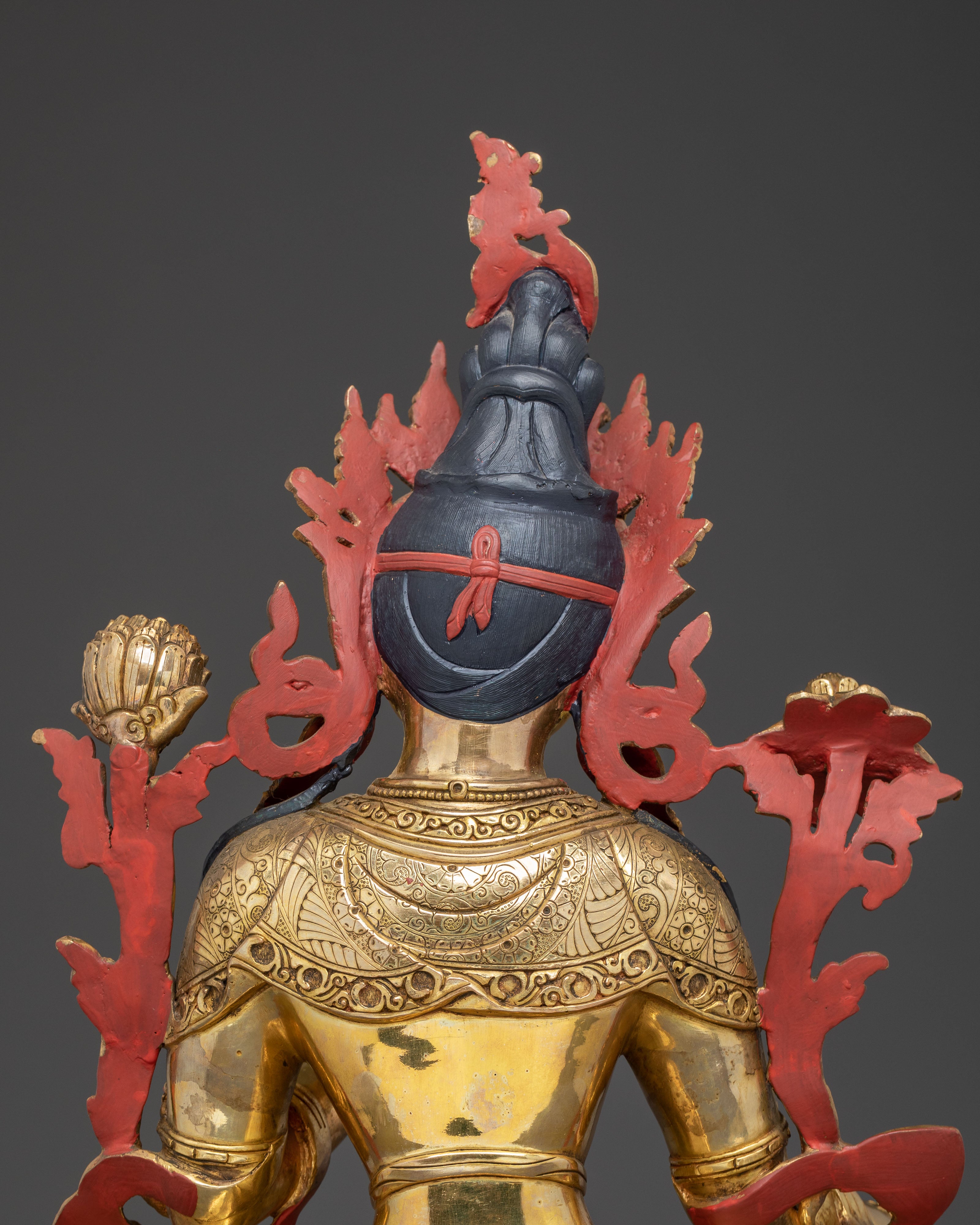 Green Tara Copper Art - Mother of Buddhas | Shyama Tara Statue