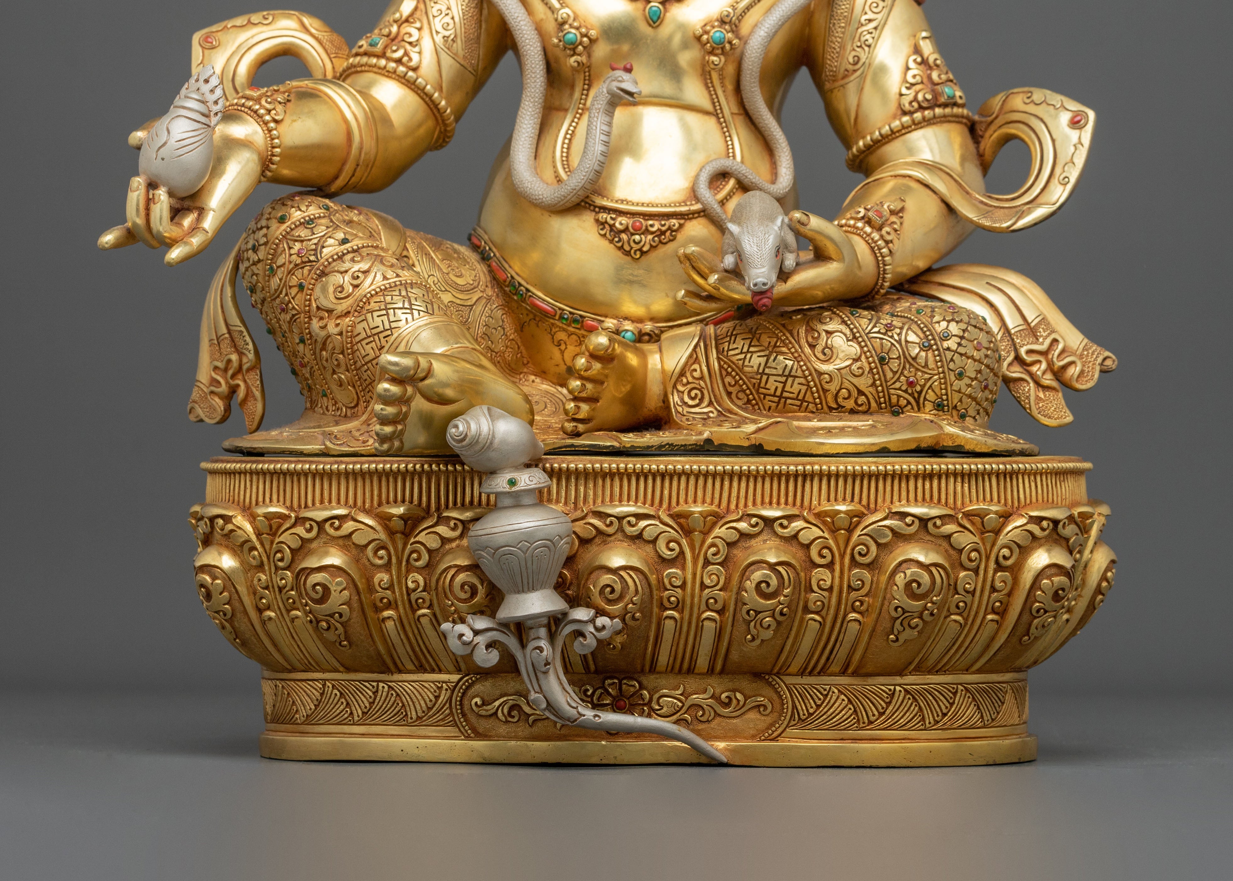 Traditional Himalayan Dzambhala Statue | Home Decor