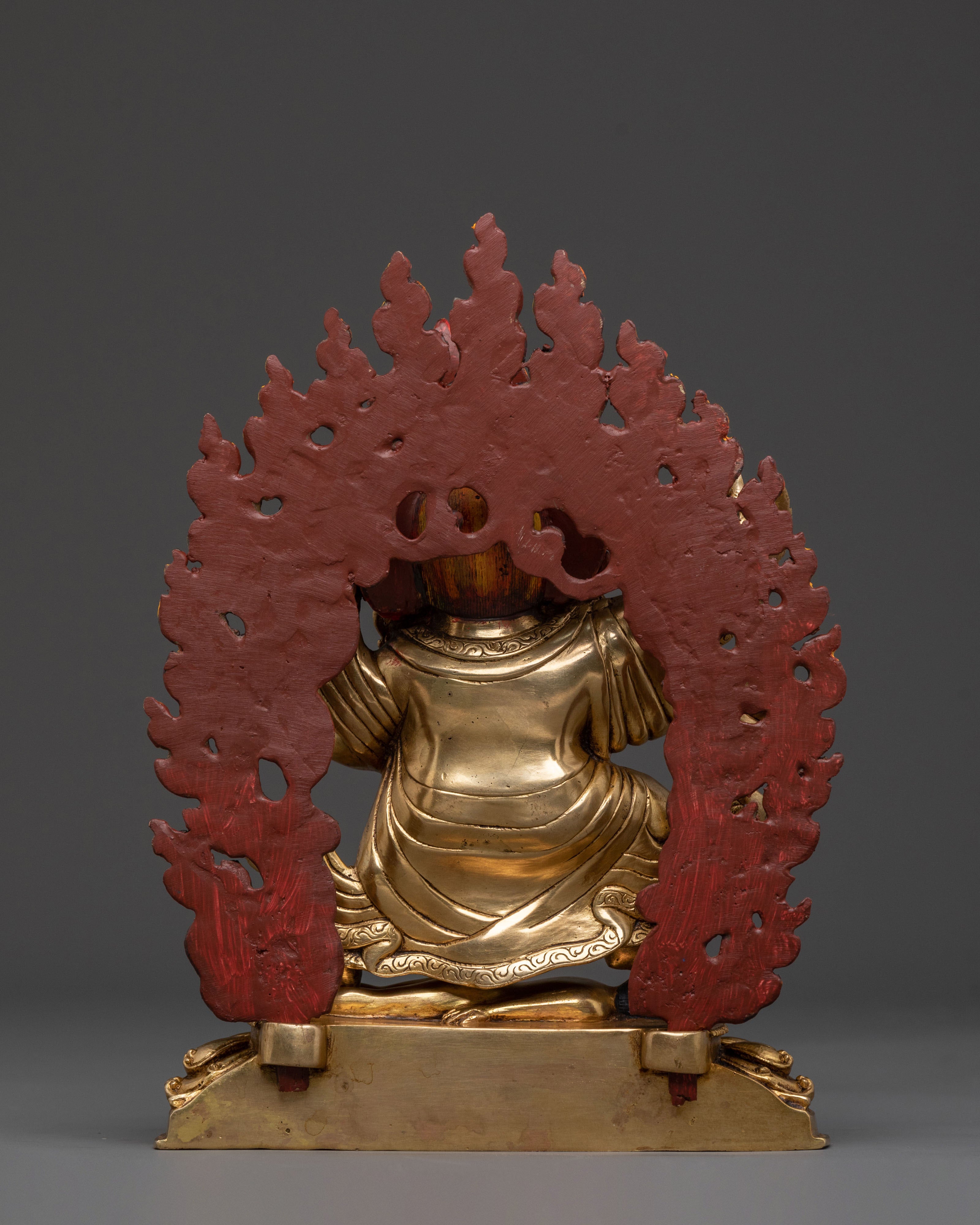 Mahakala Bernakchen Statue | 24K Gold Gilded Icon