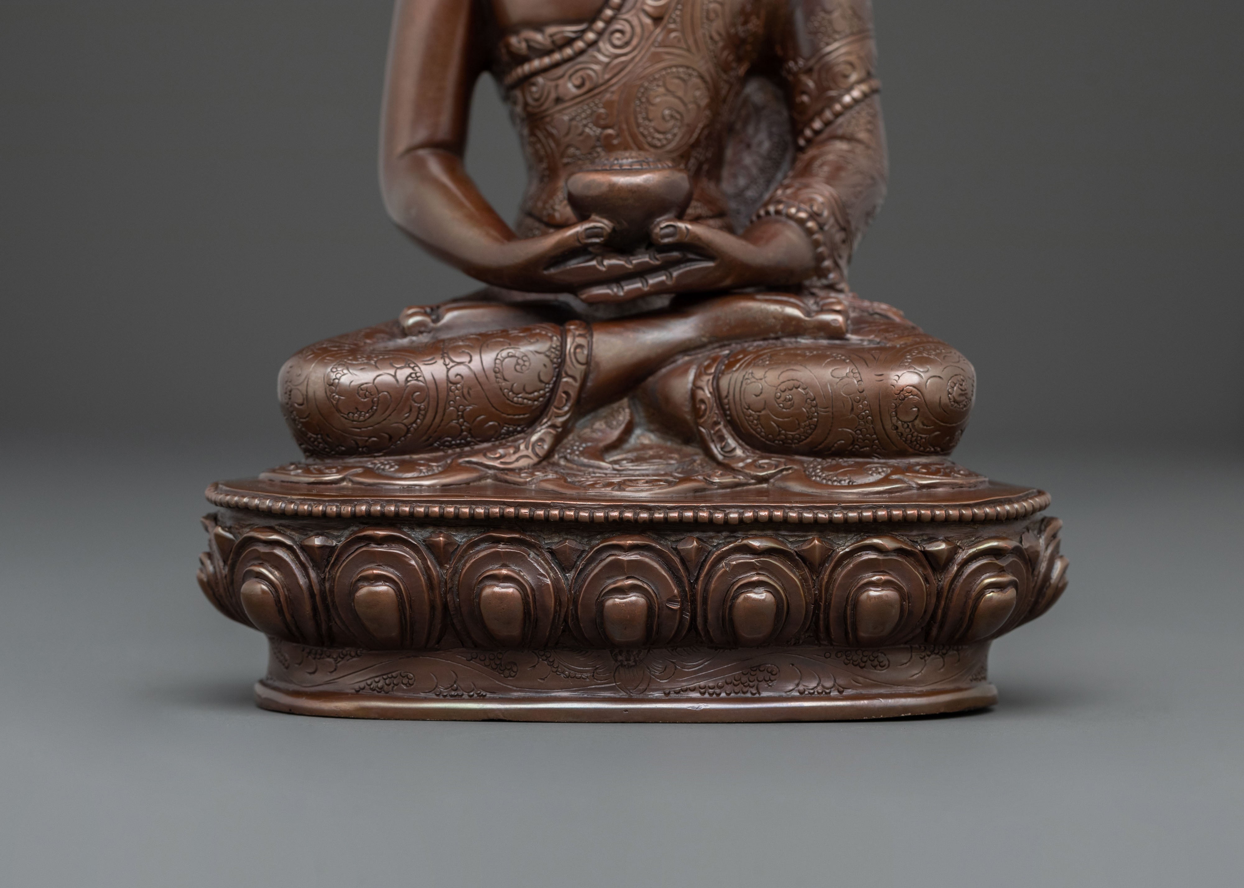 Traditional Statue of Amitabha Buddha | Buddhist Altar Decor
