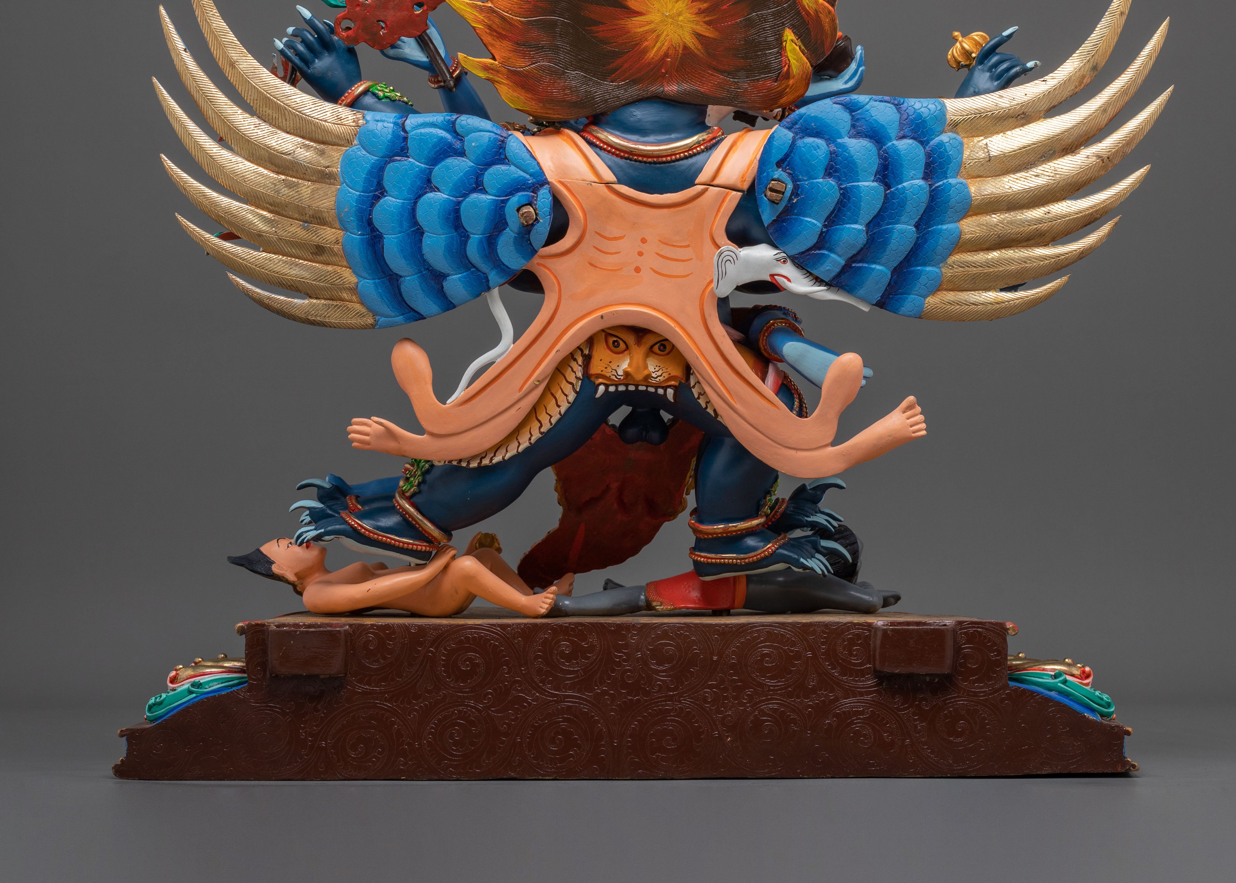 Hand Carved Vajrakilaya Statue | Symbol of Purification