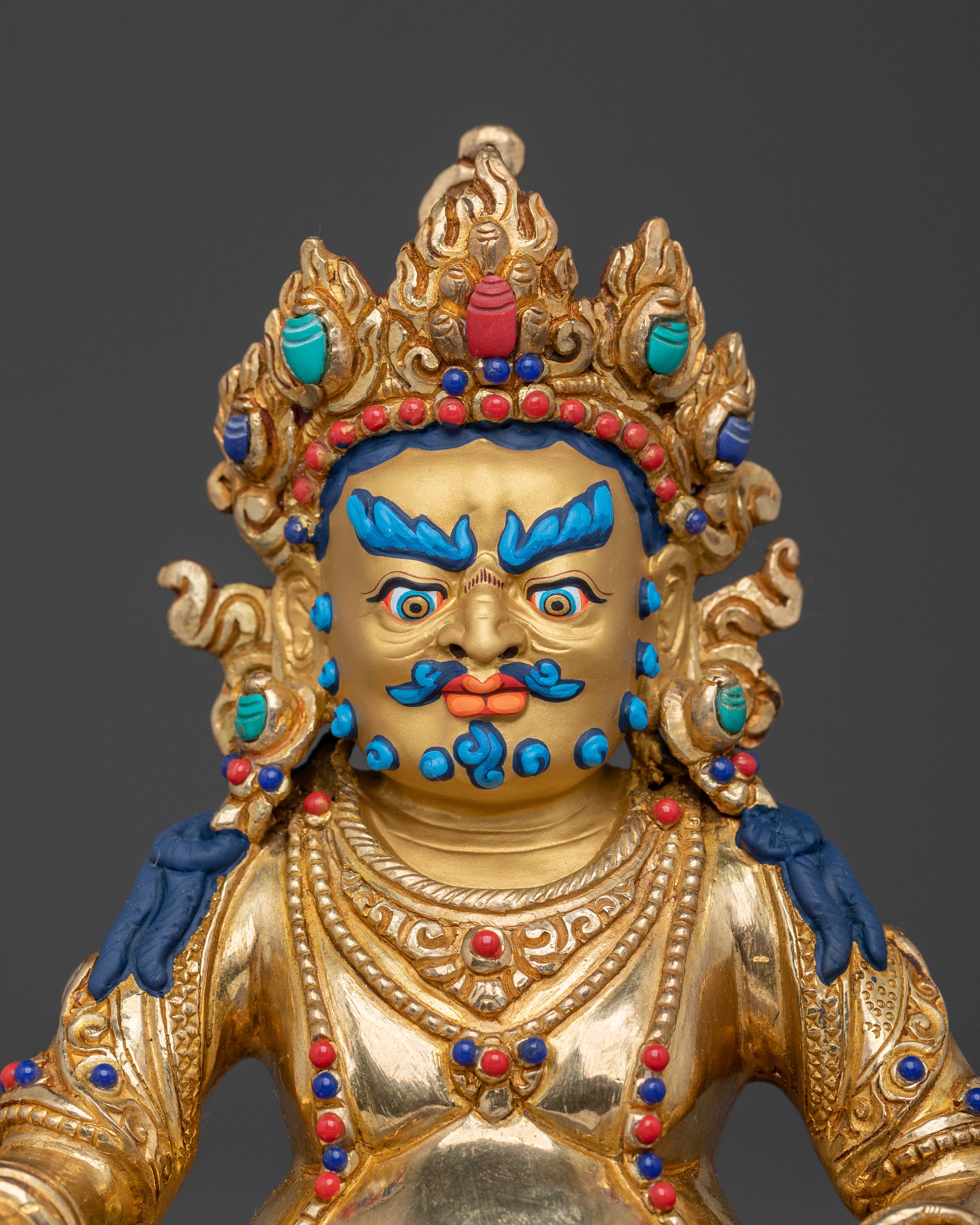Dzambhala Yellow Wealth Deity Statue