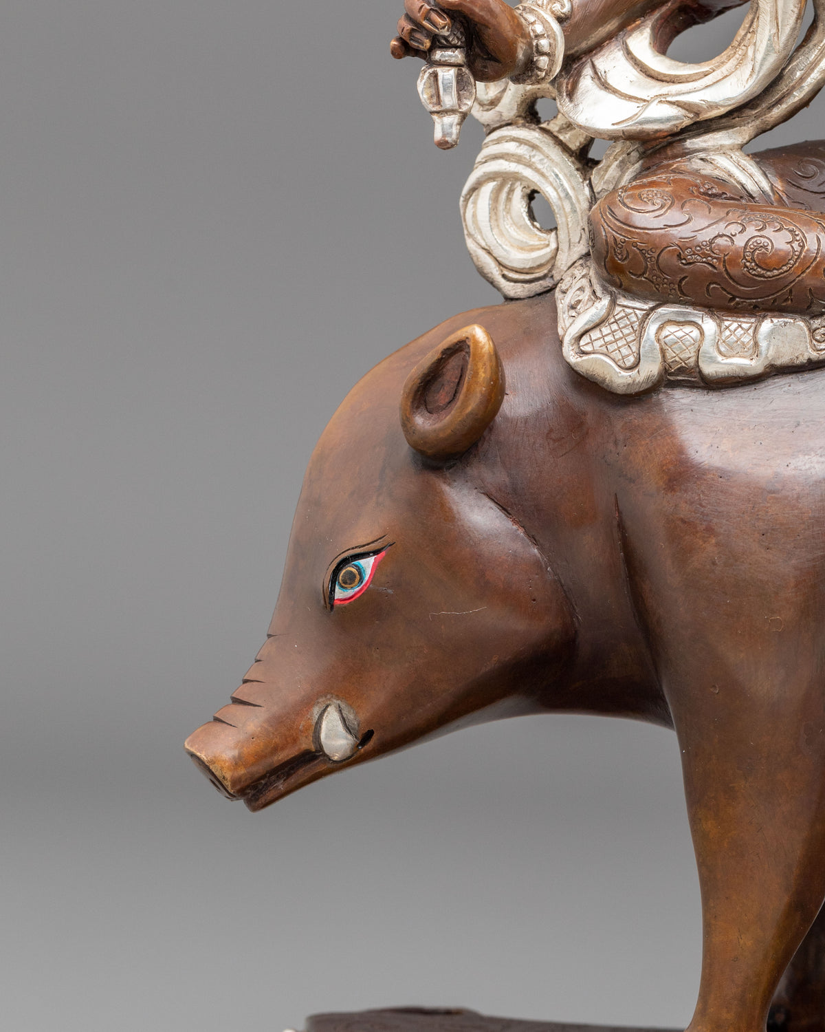 Marici Oxidized Copper Sculpture | Divine Protector