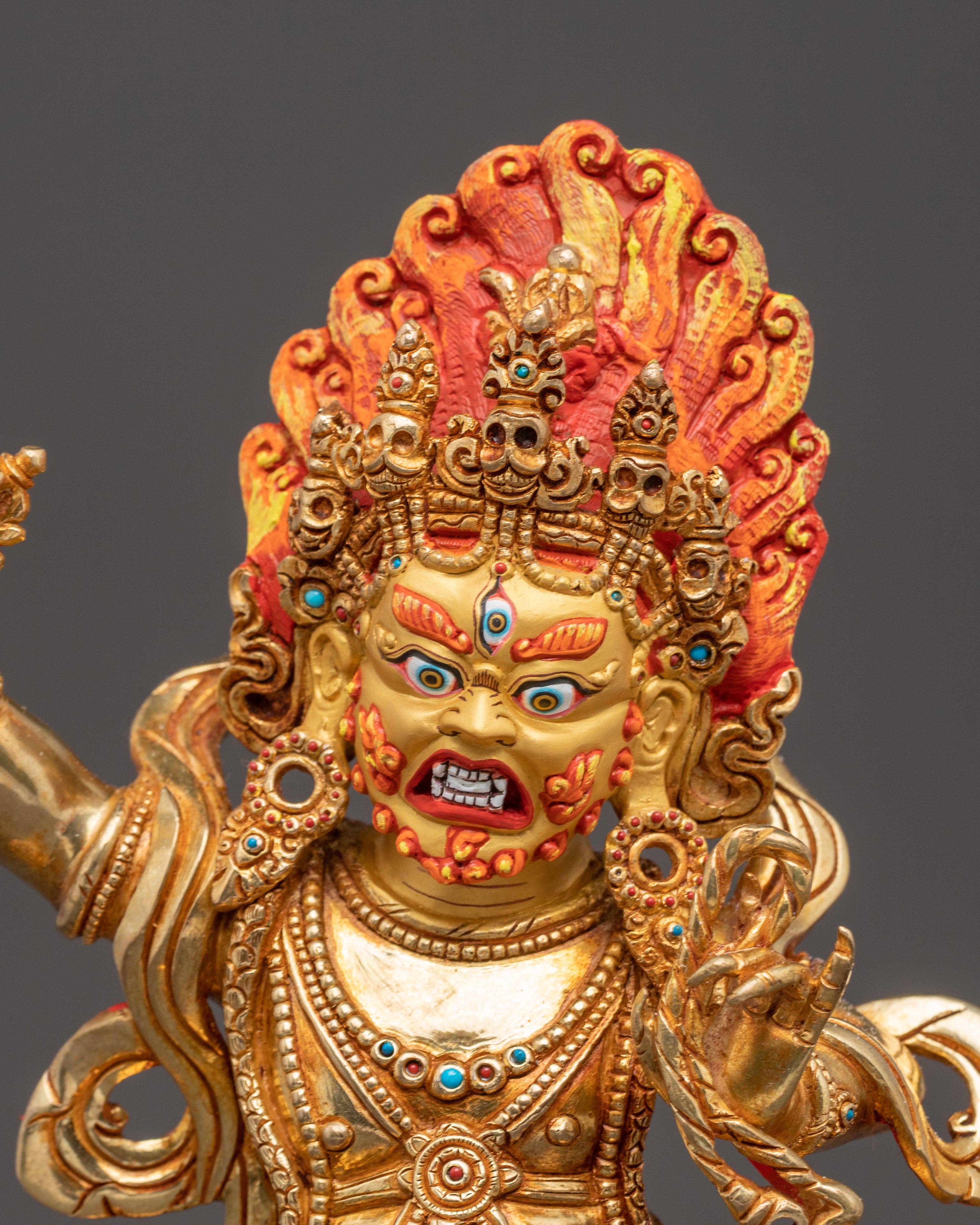 Handcrafted Statue of Bodhisattva Vajrapani | Protector of the Buddha
