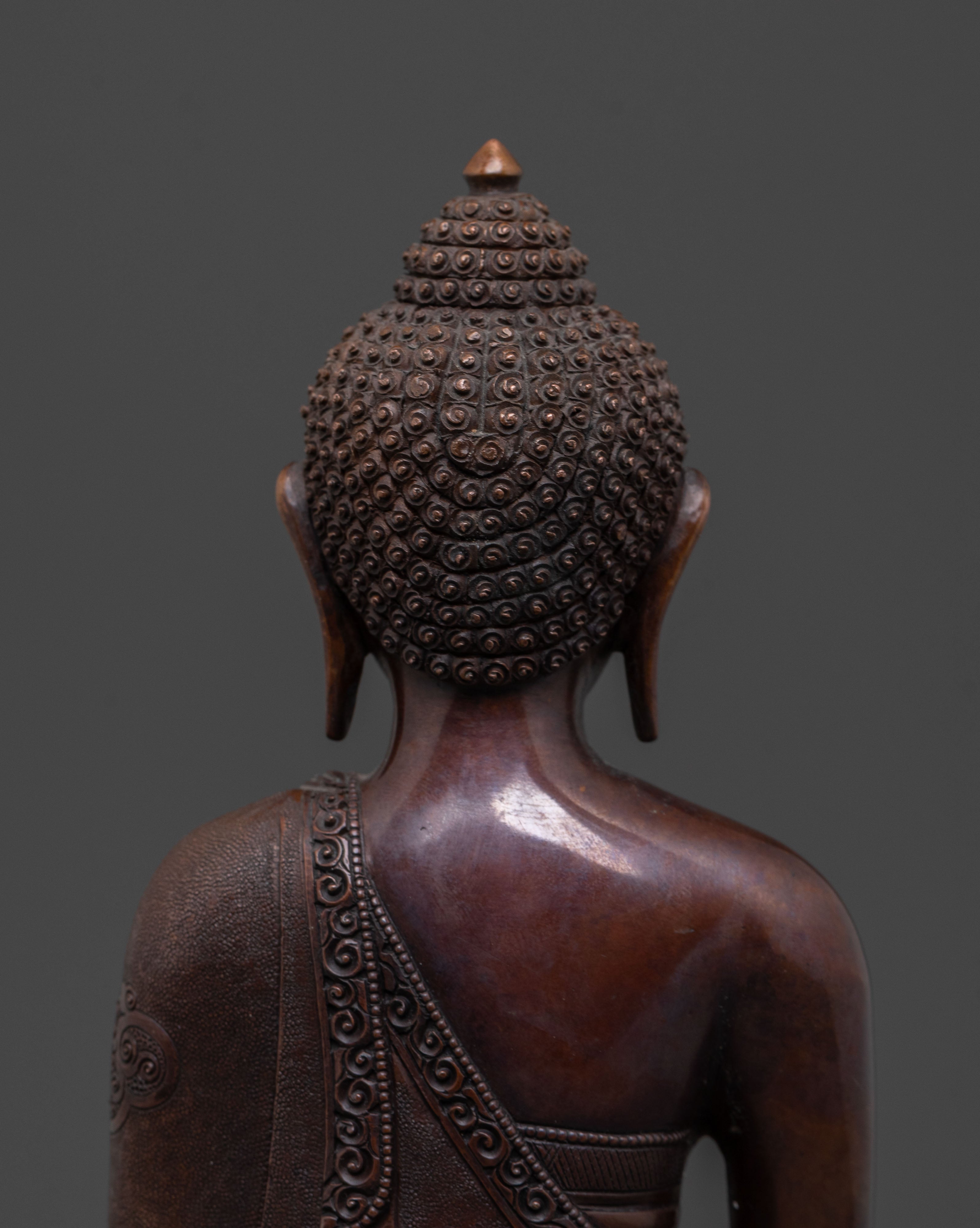 Traditional Buddha Shakyamuni Statue | Tibetan Enlightened Buddha Sculpture