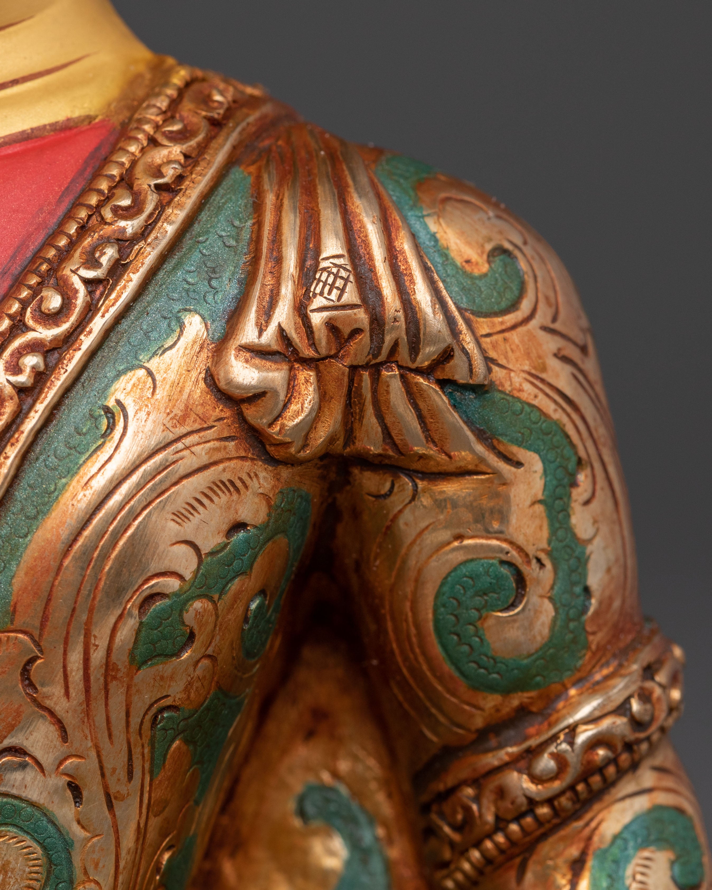 Three Buddhas Statue Set | 24K Gold Gilded Figurines
