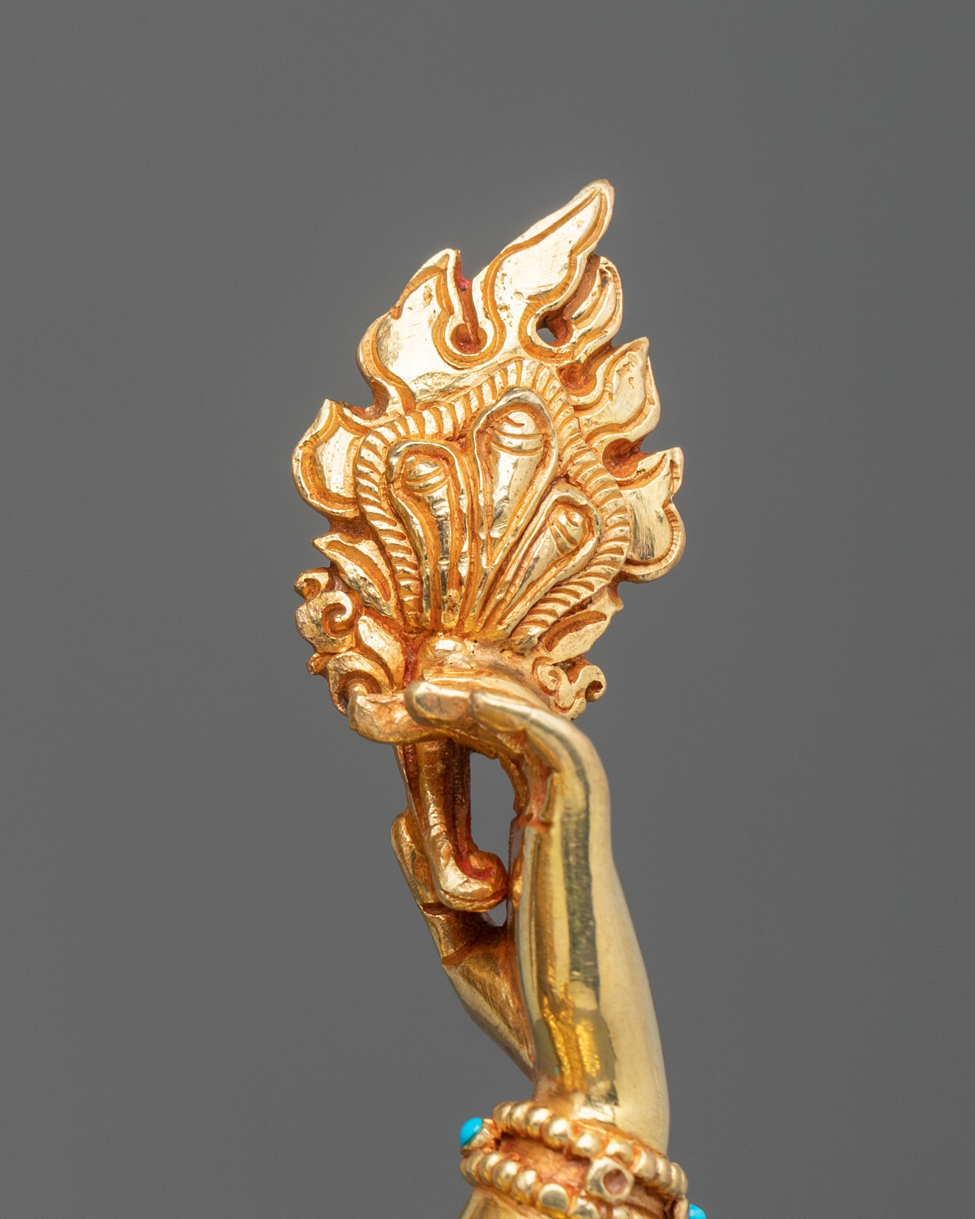 Guhyasamaja Tantric Buddha Statue | 24K Gilded Copper Statue