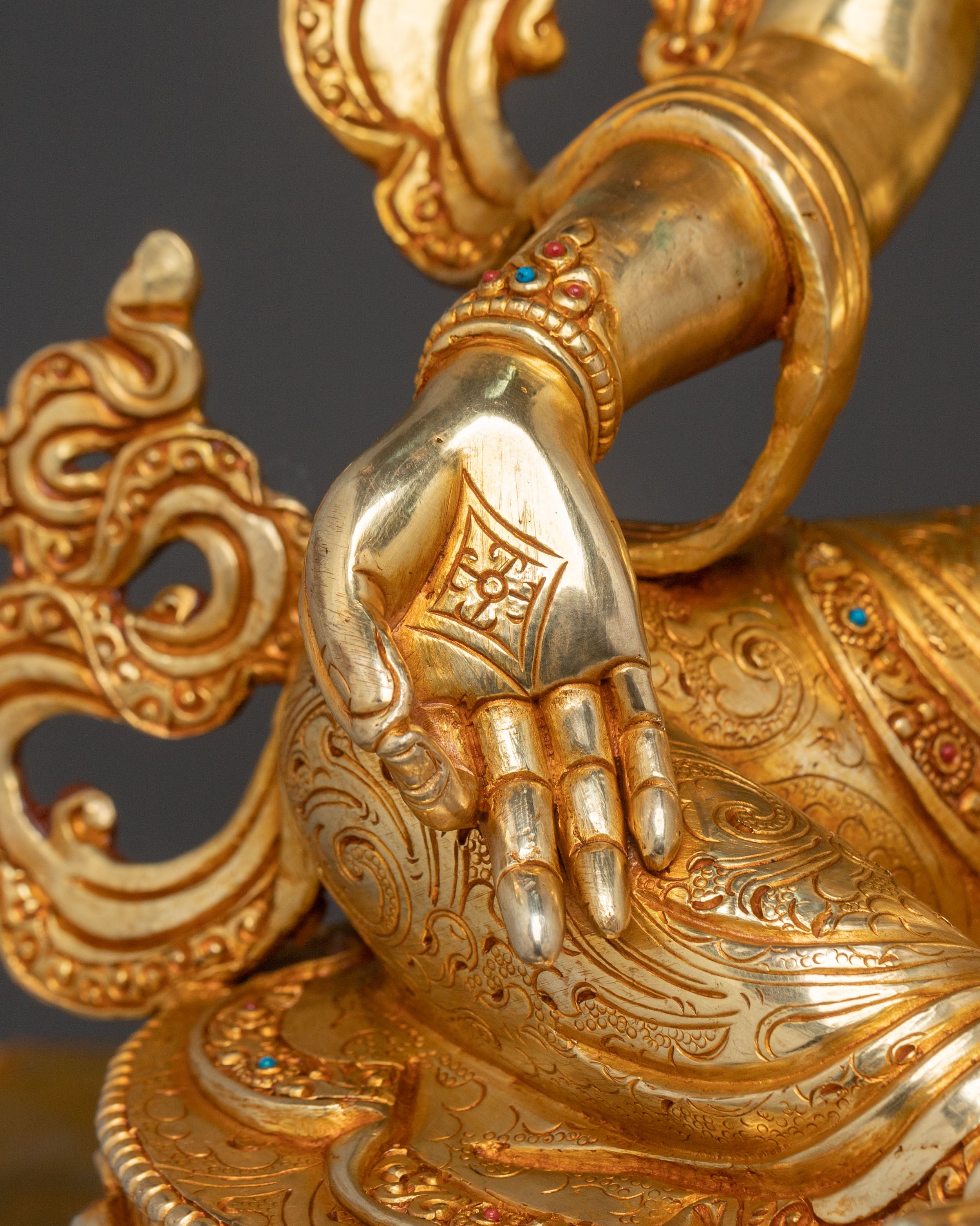 21 Tara Golden Statue Set | Handcrafted Devotion