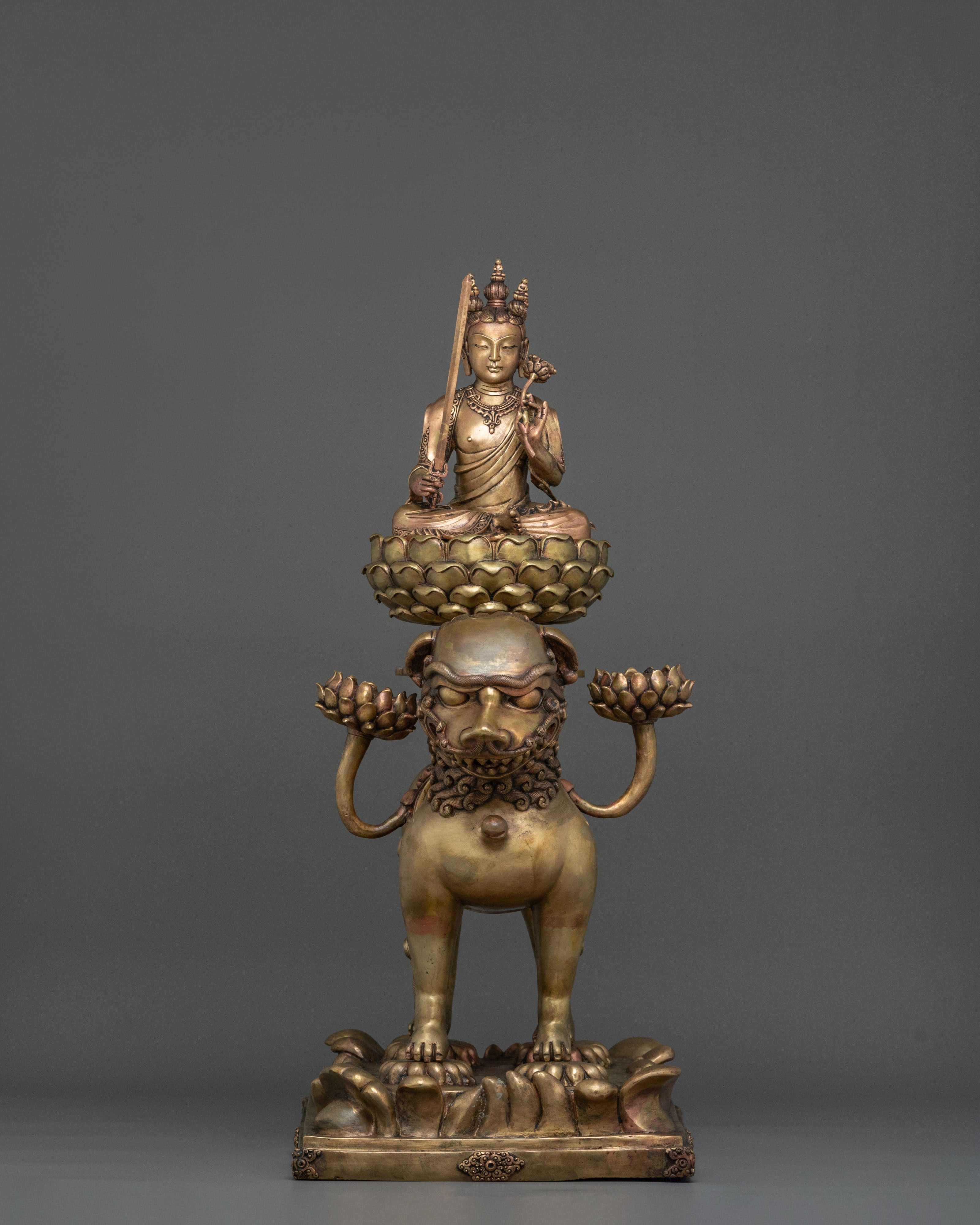 Chinese Manjushri Statue | Tibetan Wisdom Bodhisattva
