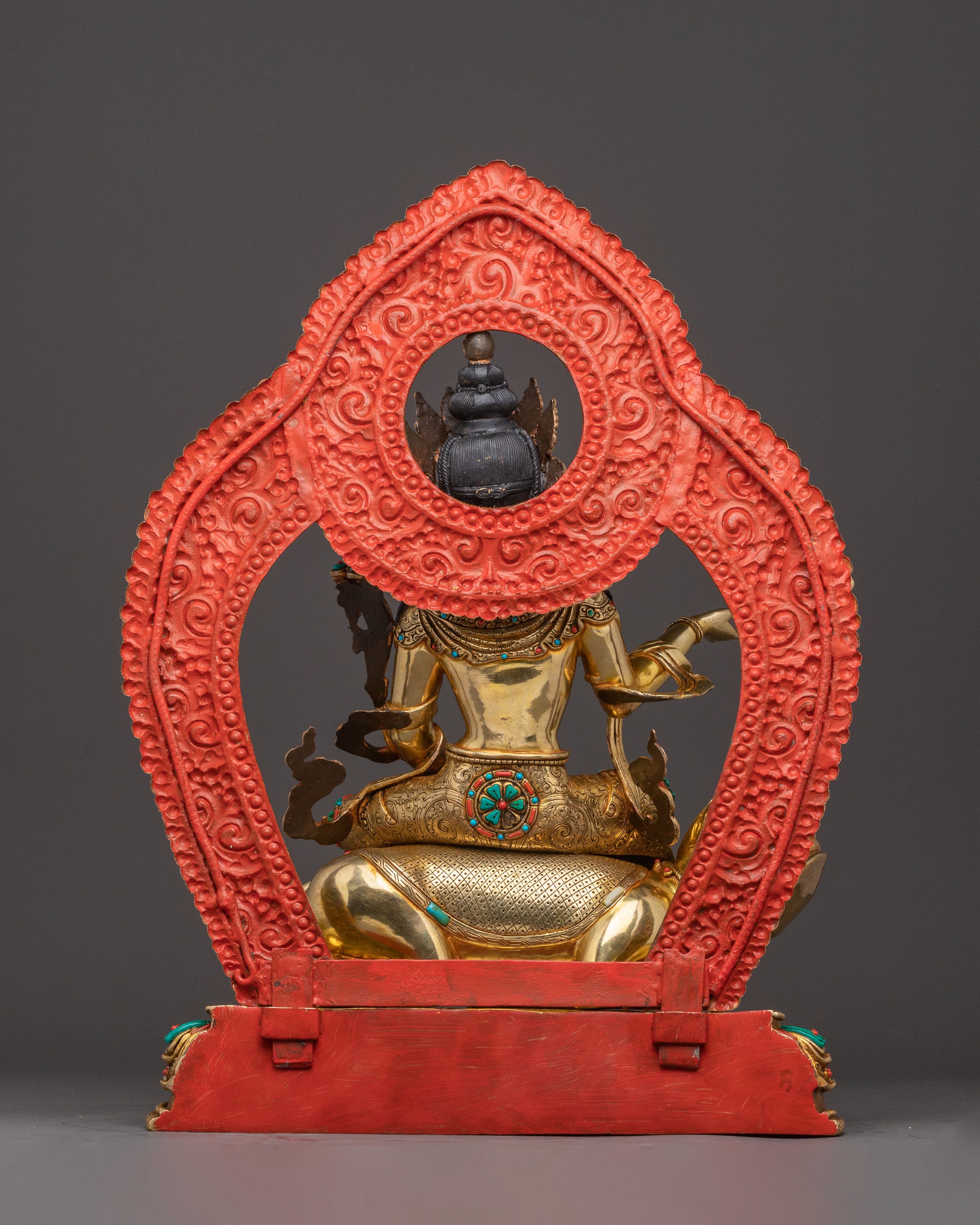Golden Samantabhadra Buddhist Statue | Symbol of Enlightenment