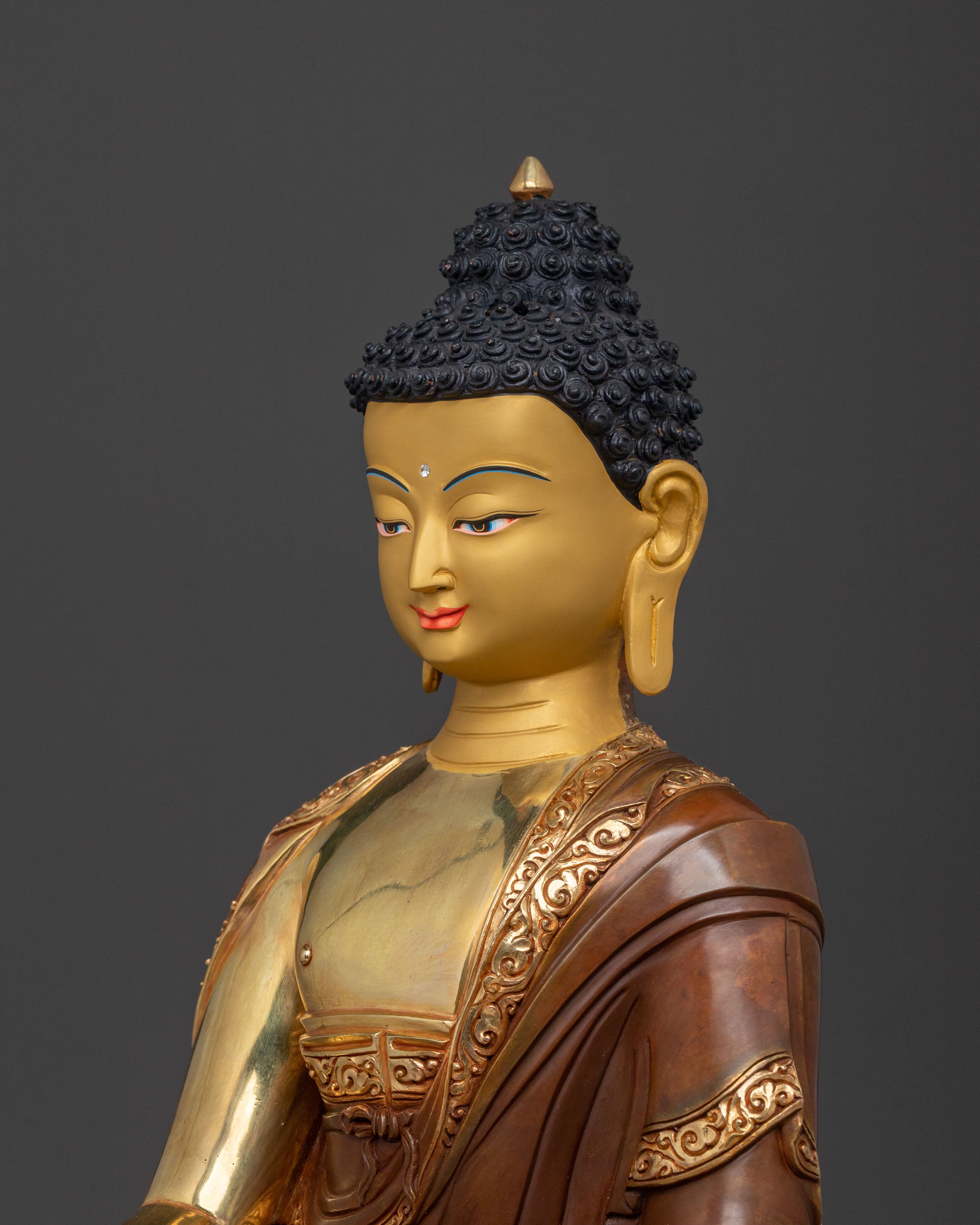 Shakyamuni Buddha Tibetan Statue for Decor