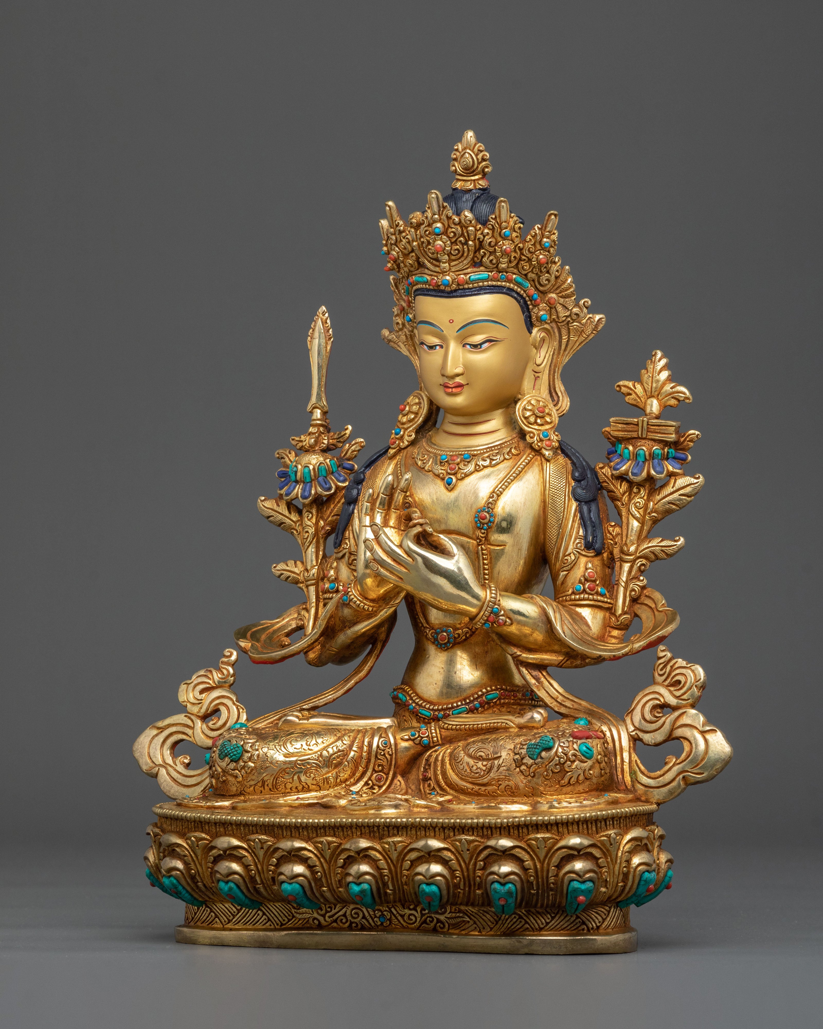 Tikshna Manjushri Wisdom Figurine | Home Decor