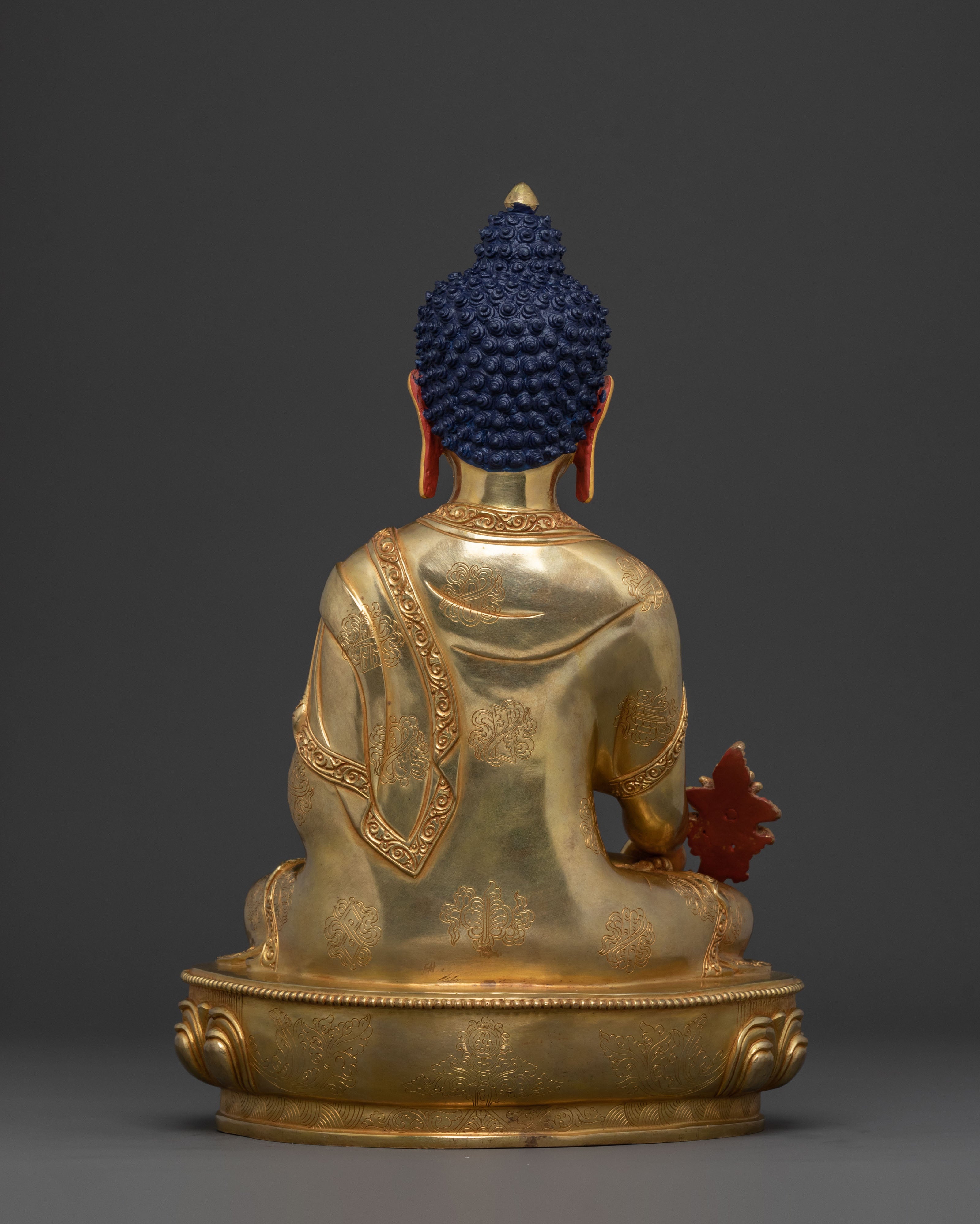 Medicine Buddha Statue | 24K Gold Gilded Icon