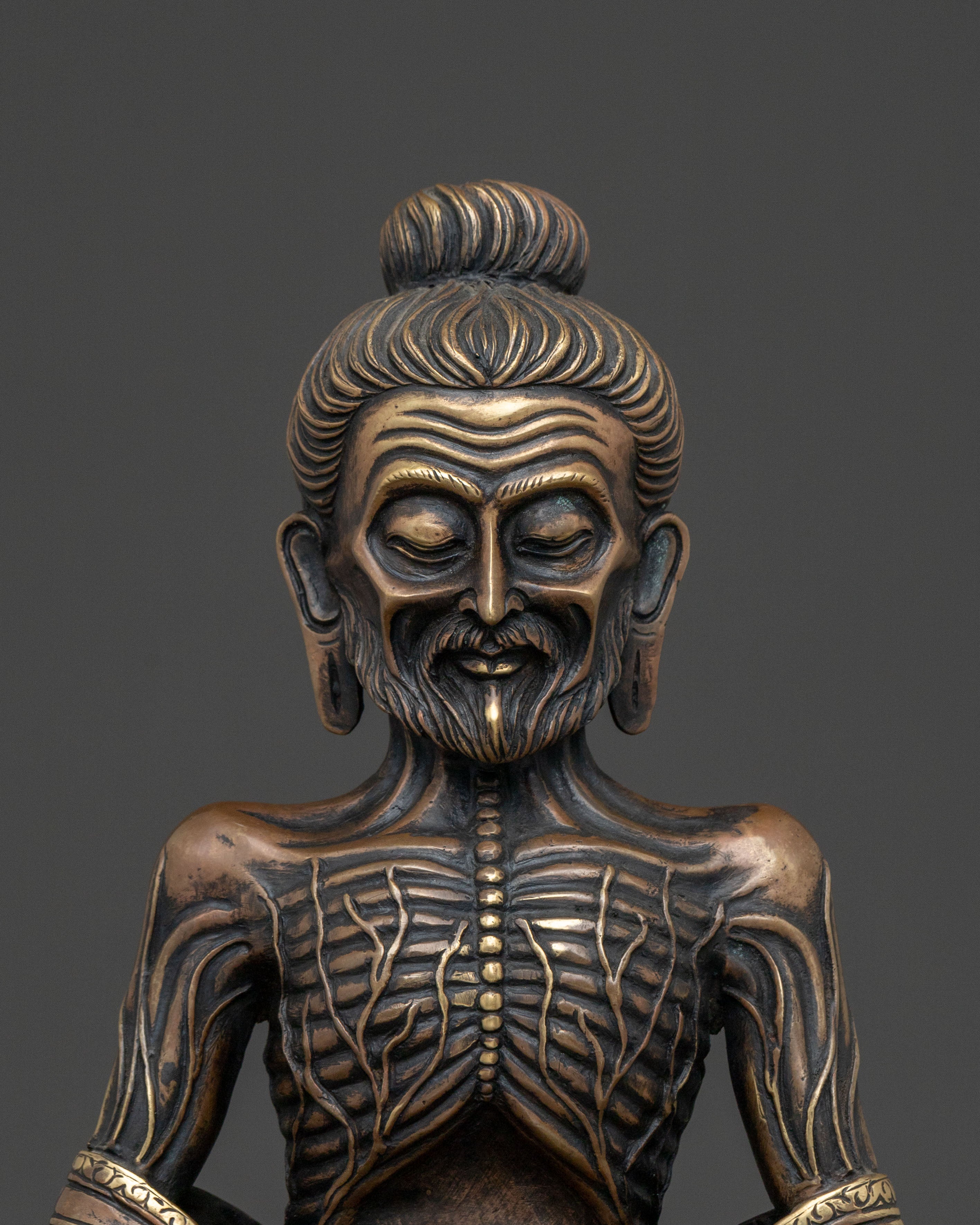 Fasting Buddha Spiritual Statue | Meditational Figure