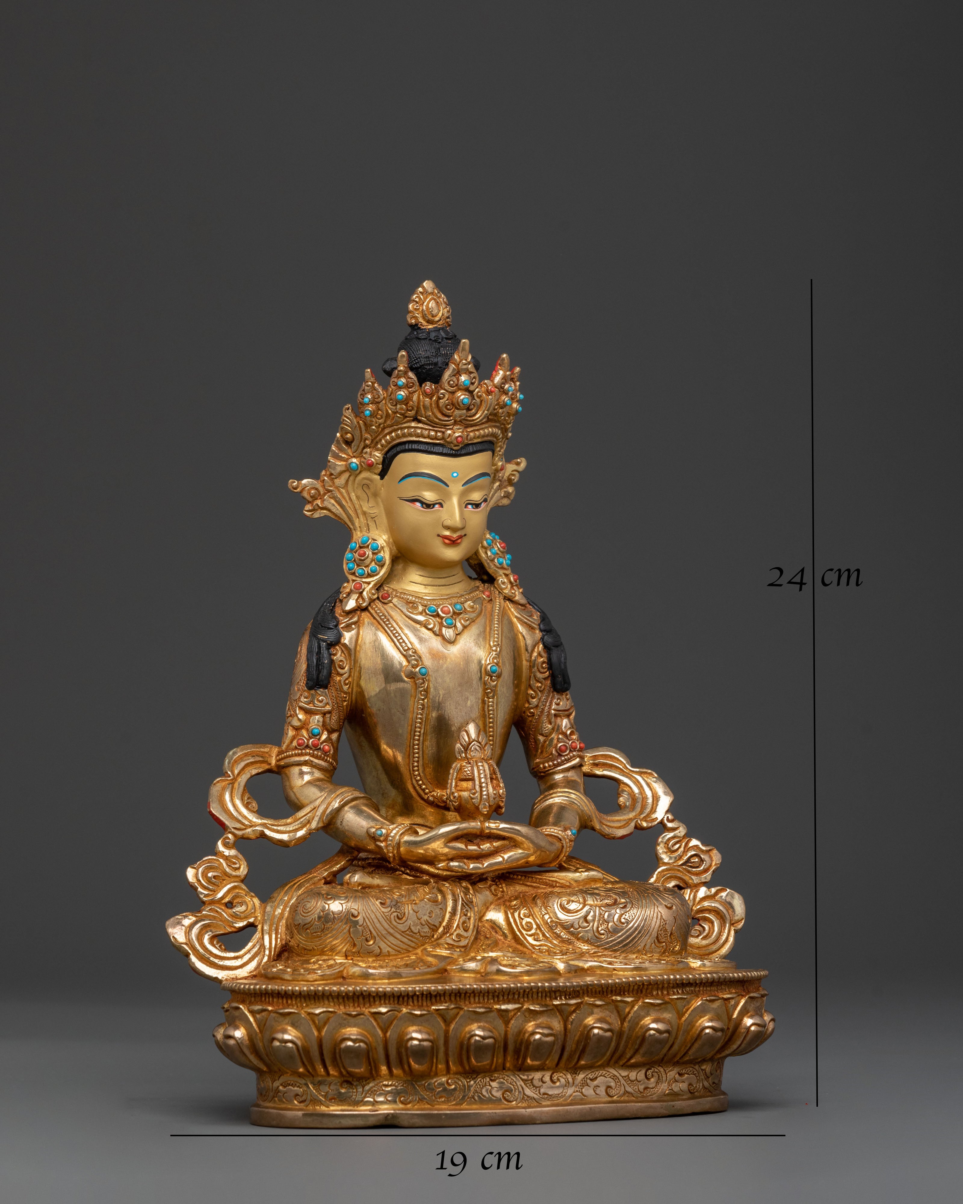 Peaceful Statue of Amitayus Buddha | Buddha of Longevity