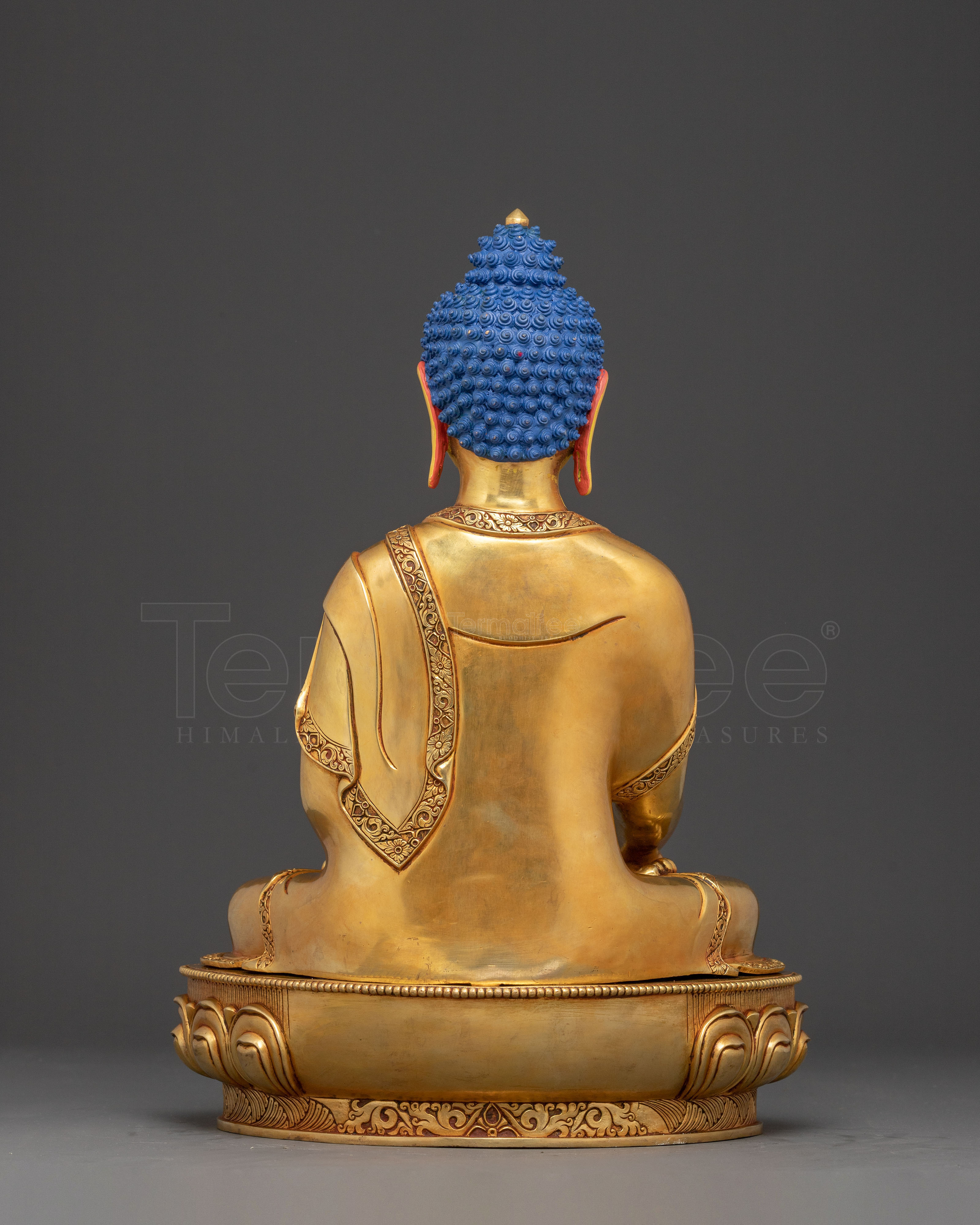 Handmade Golden Shakyamuni Buddha Statue | Home Decor