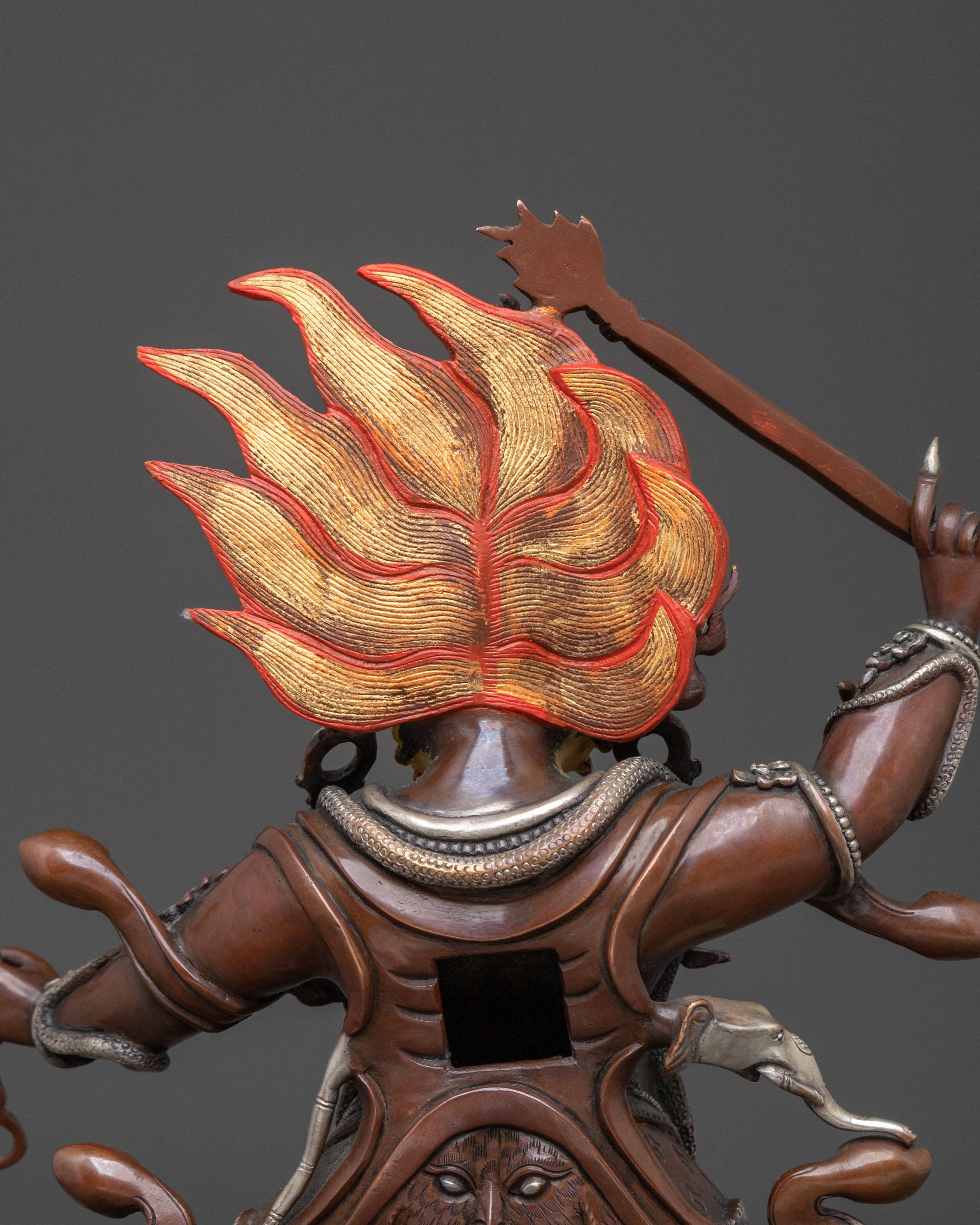 DandaPani: Oxidized Copper Figurine